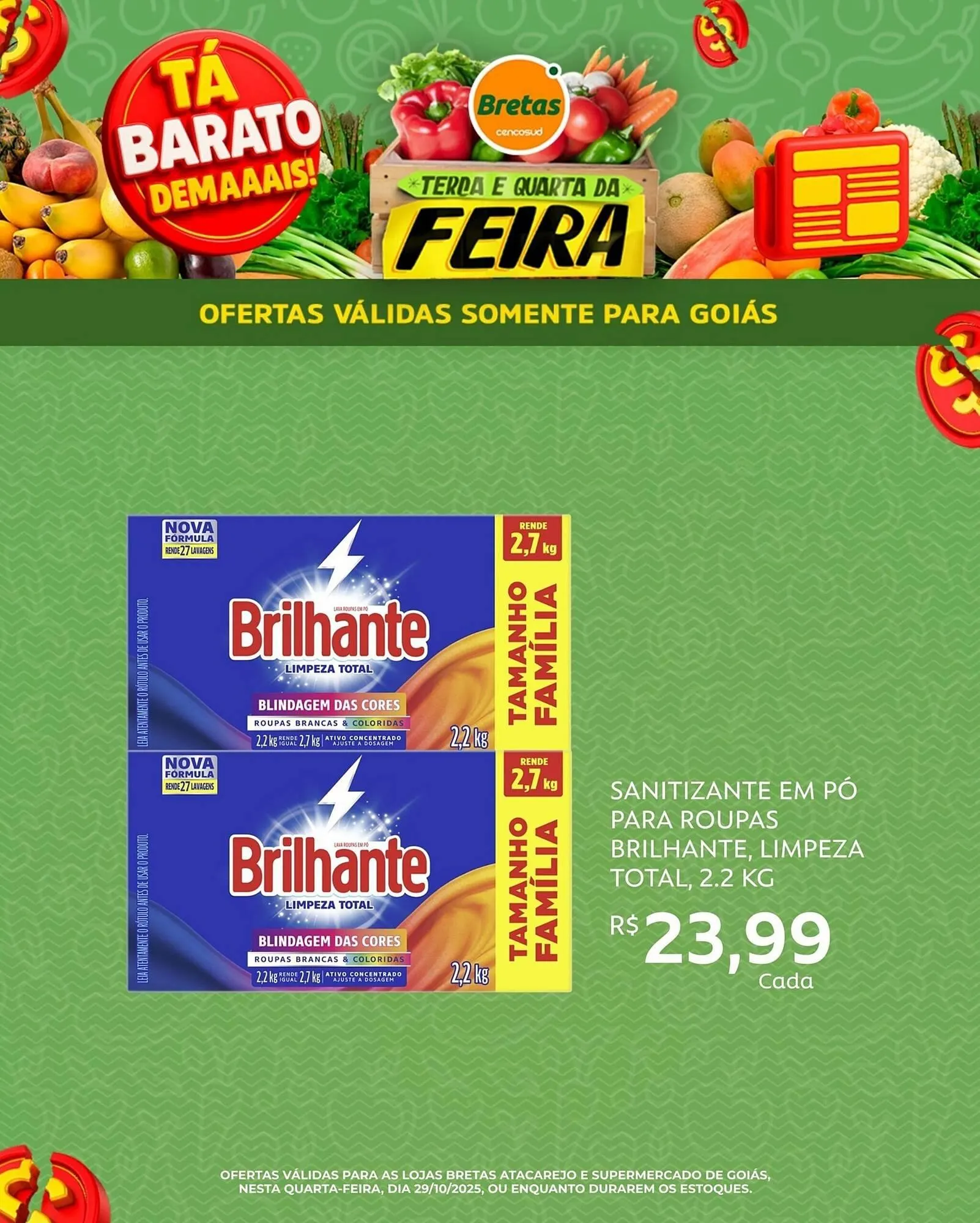 Encarte de Catálogo Supermercados Bretas 29 de outubro até 29 de outubro 2025 - Pagina 5