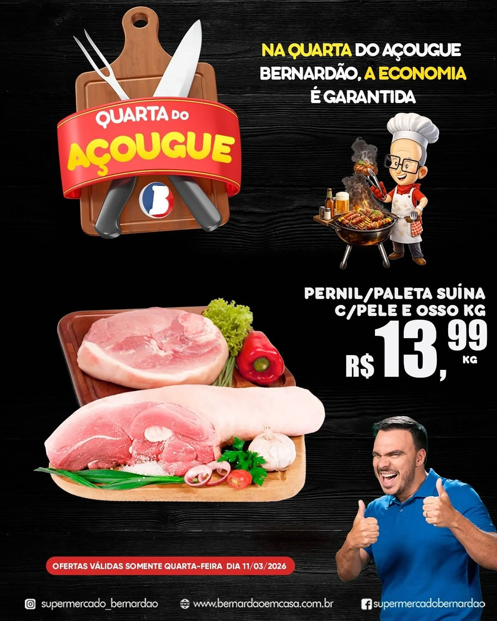 Encarte de Catálogo Supermercado Bernardão 11 de março até 11 de março 2026 - Pagina 2