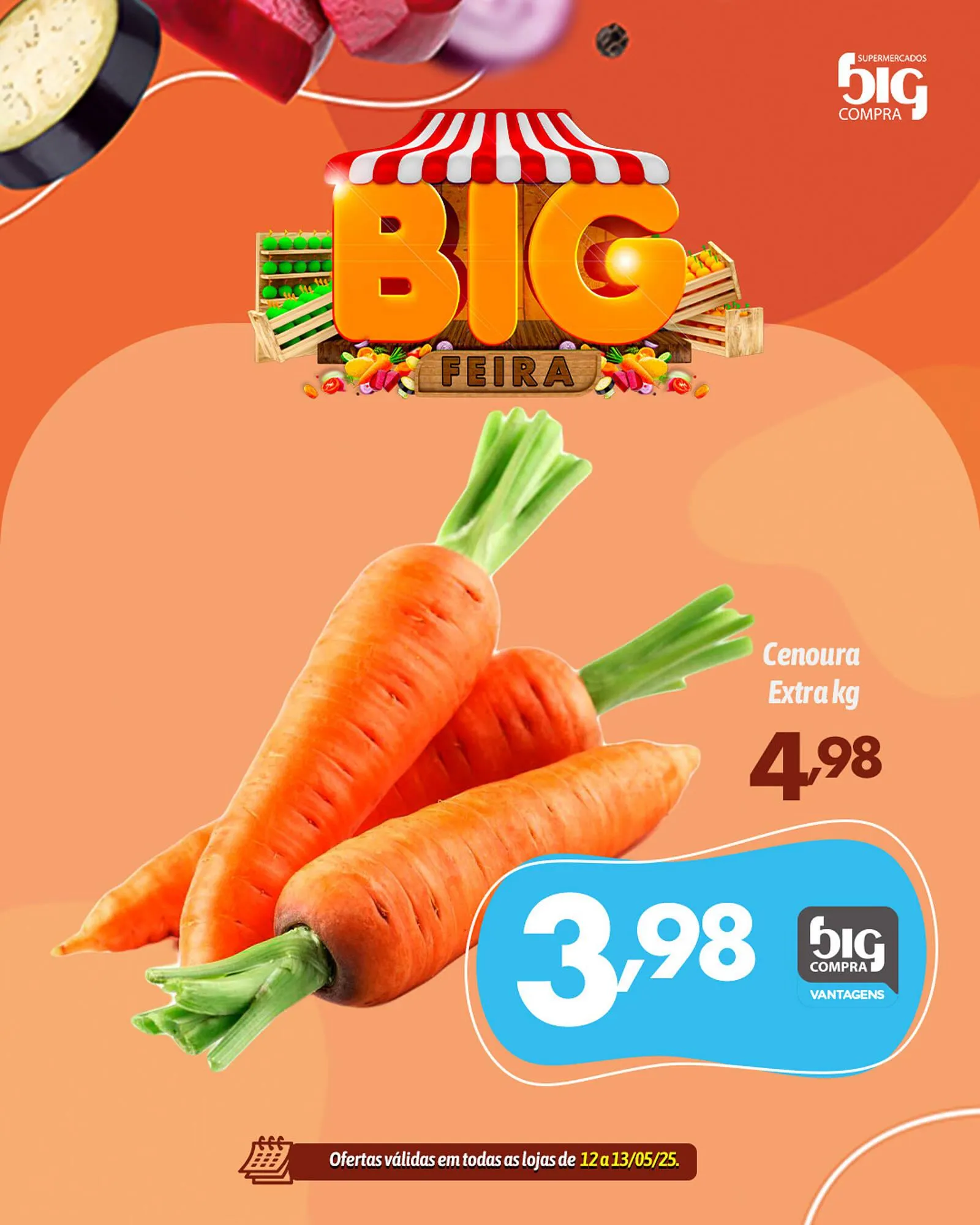 Encarte de Catálogo Supermercados Big Compra 12 de maio até 13 de maio 2025 - Pagina 2