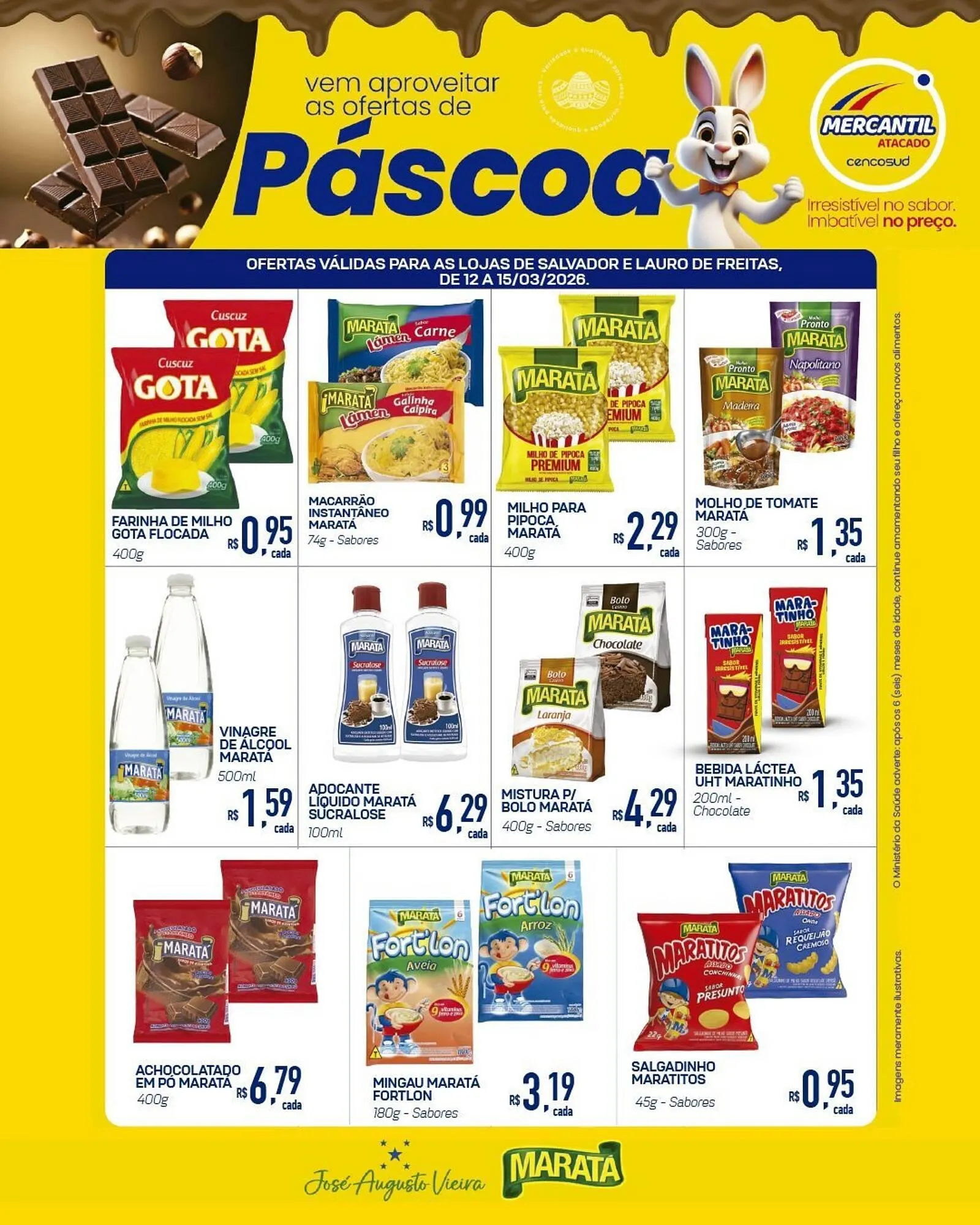 Encarte de Folheto Mercantil Rodrigues 12 de março até 15 de março 2026 - Pagina 1