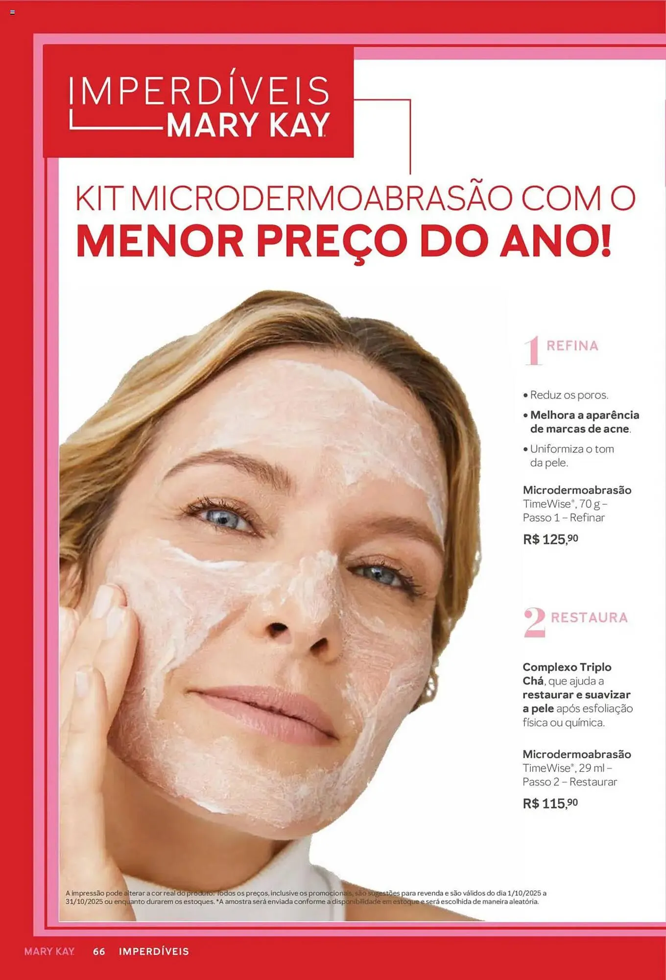 Encarte de Revista Mary Kay 1 de outubro até 1 de novembro 2025 - Pagina 66