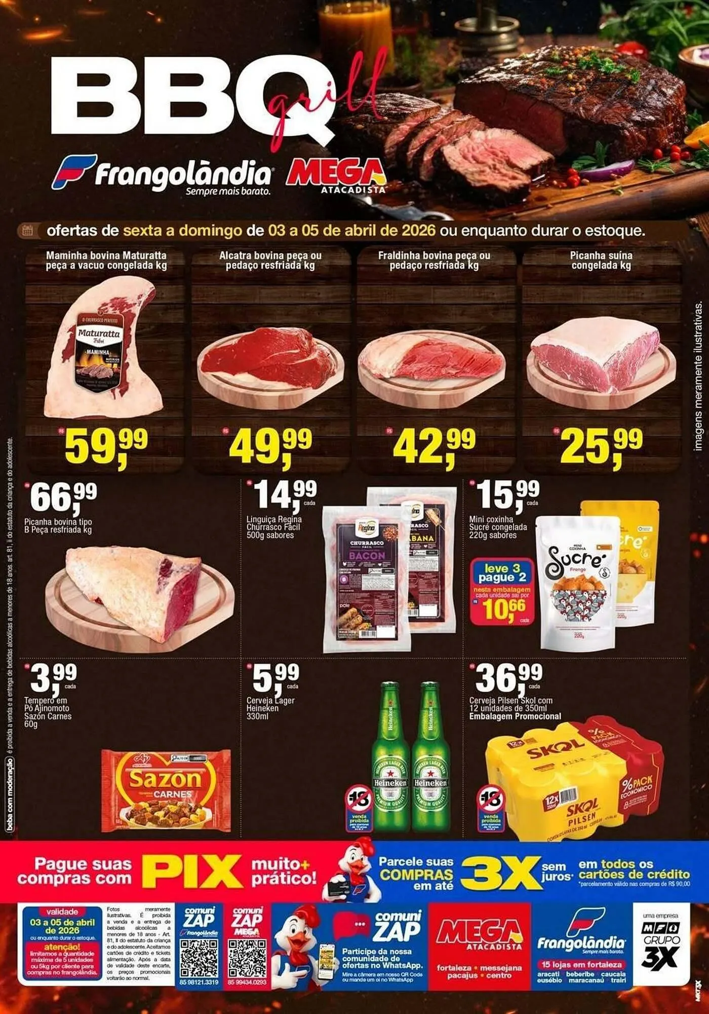 Encarte de Encarte Frangolândia 3 de abril até 5 de abril 2026 - Pagina 1