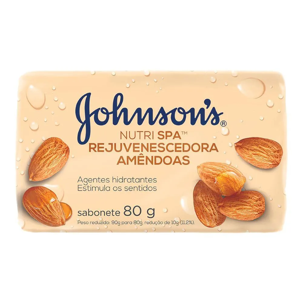 Sabonete Johnson Amêndoas 80g