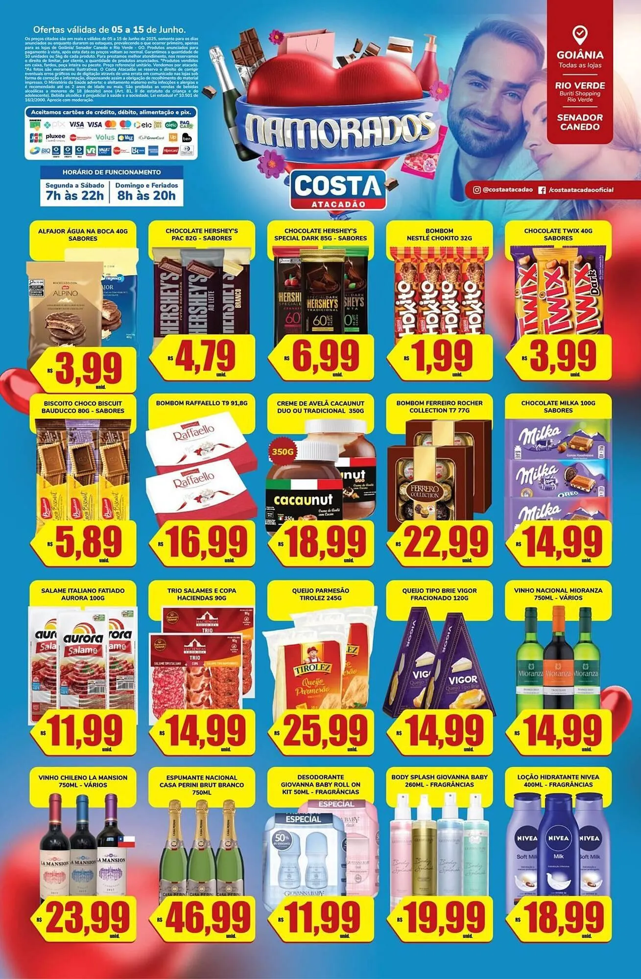 Encarte de Catálogo Costa Atacadão 5 de junho até 15 de junho 2025 - Pagina 1