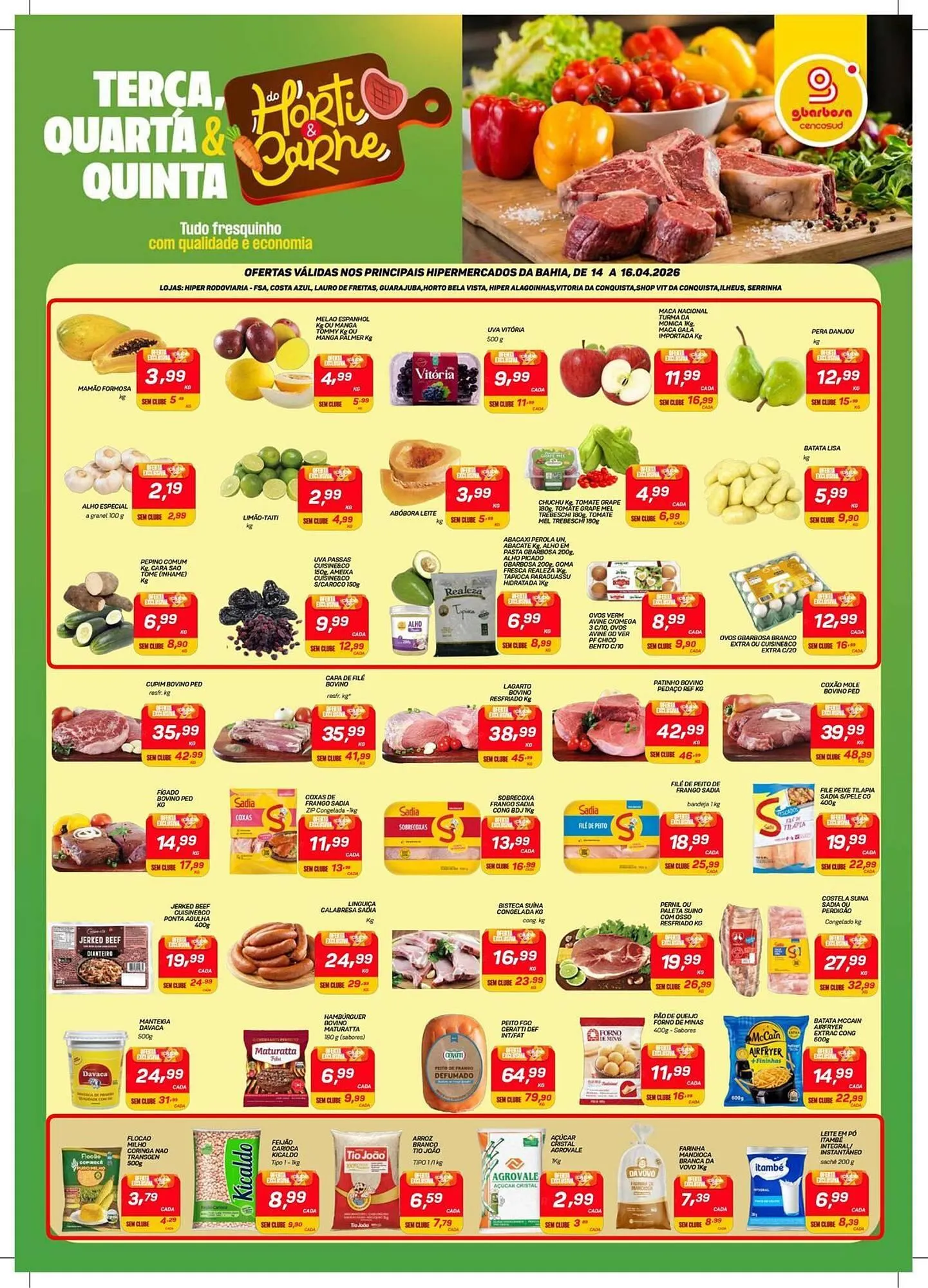 Encarte de Encarte GBarbosa 14 de abril até 16 de abril 2026 - Pagina 1