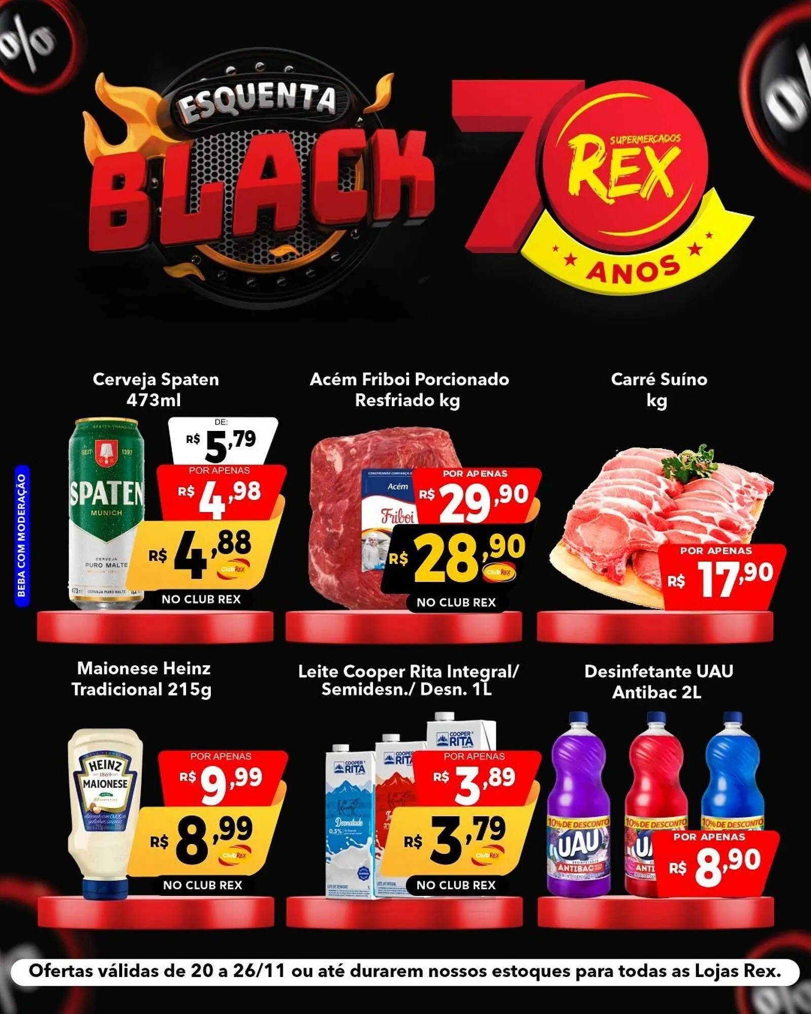 Encarte de Catálogo Supermercados Rex 20 de novembro até 26 de novembro 2025 - Pagina 1