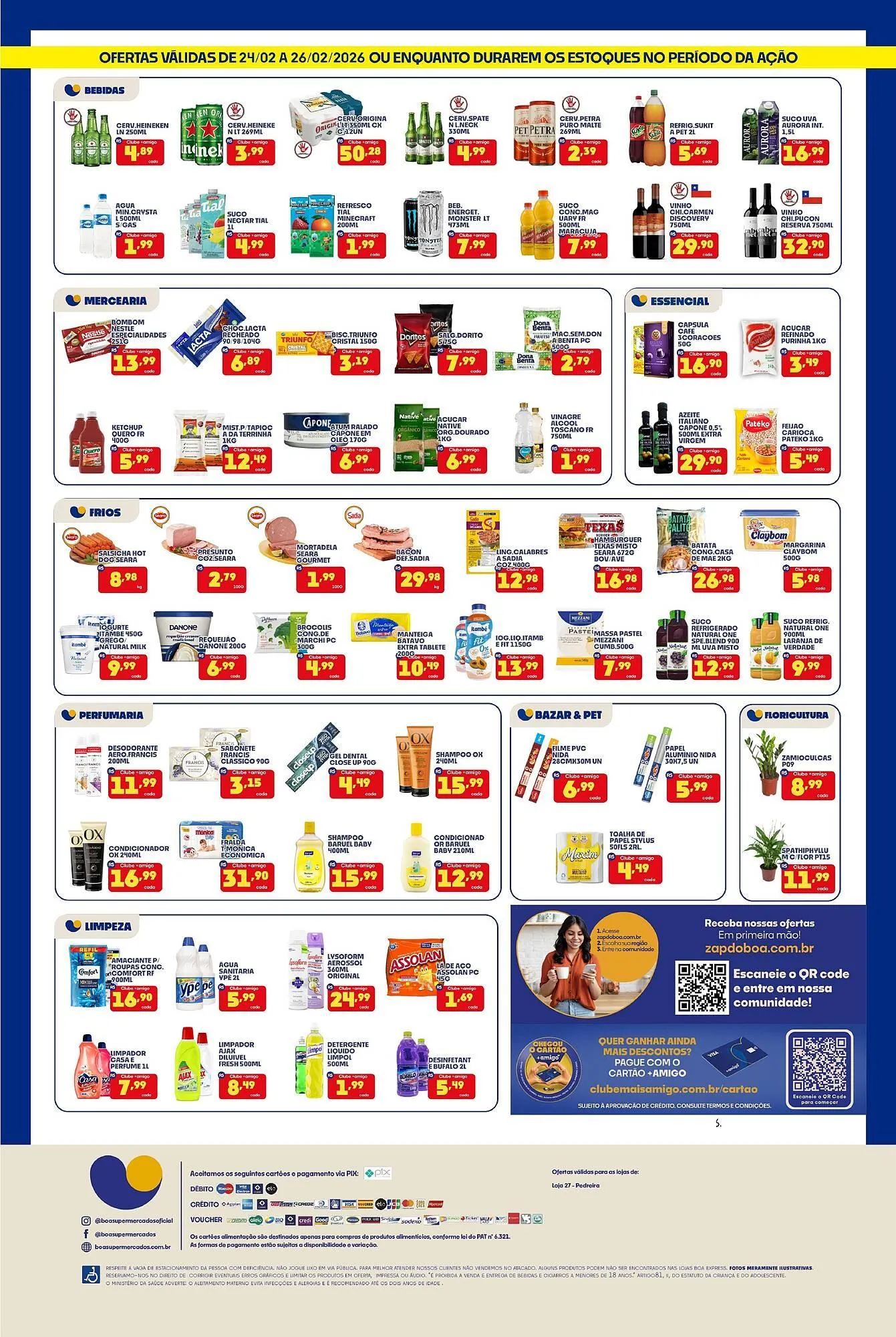 Encarte de Tabloide Boa Supermercados 24 de fevereiro até 26 de fevereiro 2026 - Pagina 2
