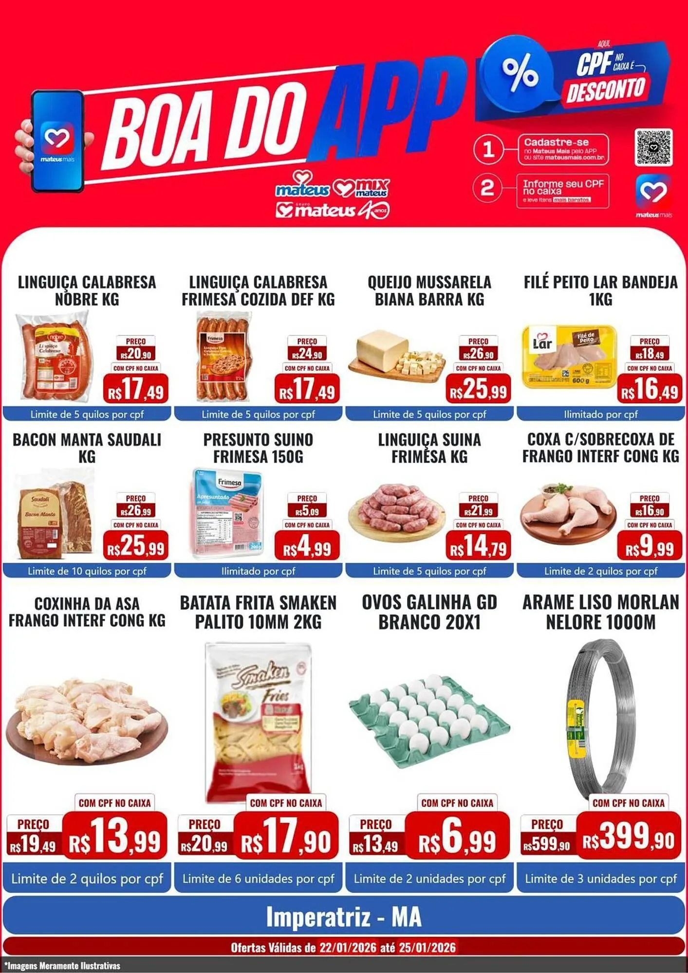 Encarte de Catálogo Supermercados Mateus 22 de janeiro até 25 de janeiro 2026 - Pagina 2