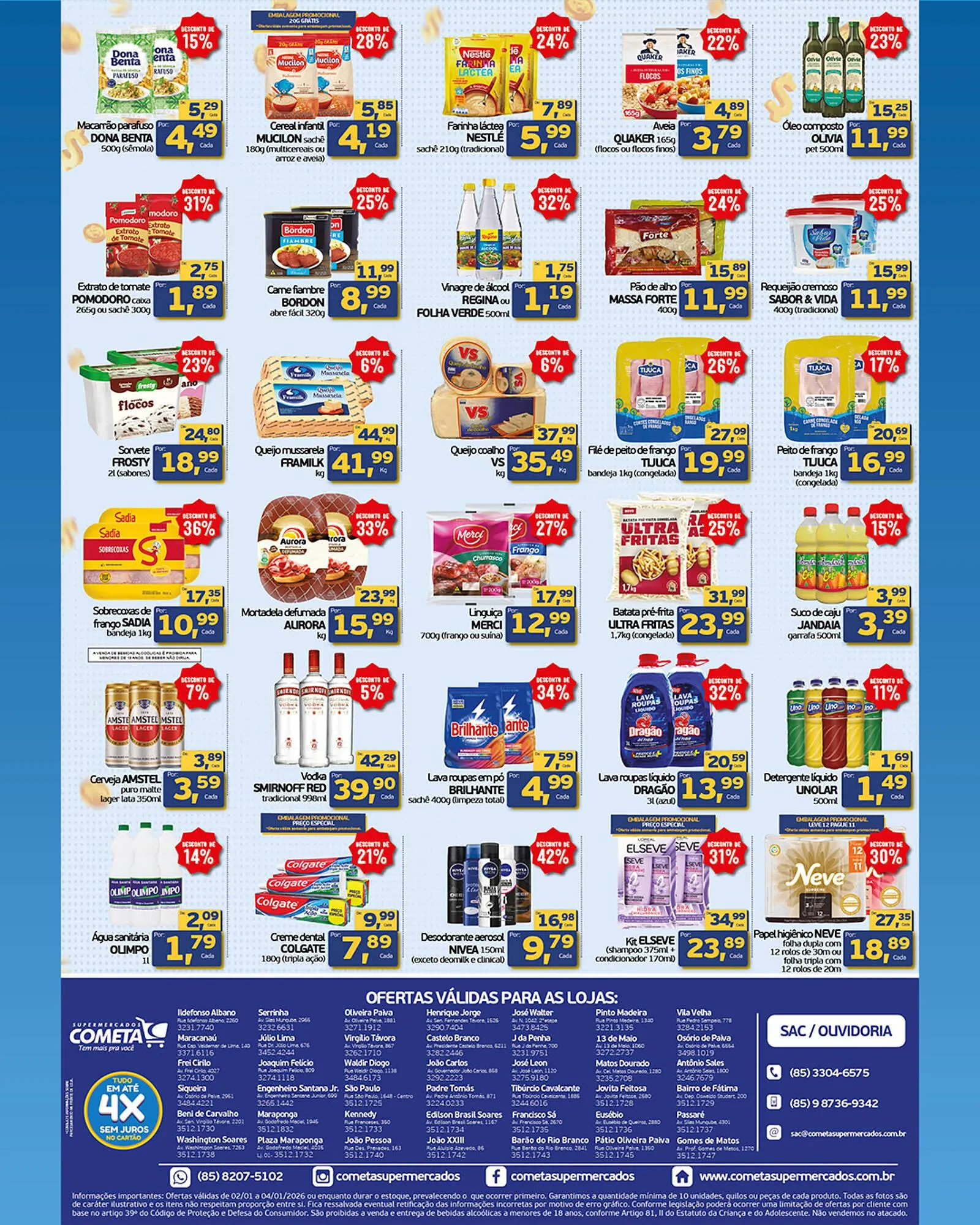 Encarte de Encarte Cometa Supermercados 2 de janeiro até 4 de janeiro 2026 - Pagina 3