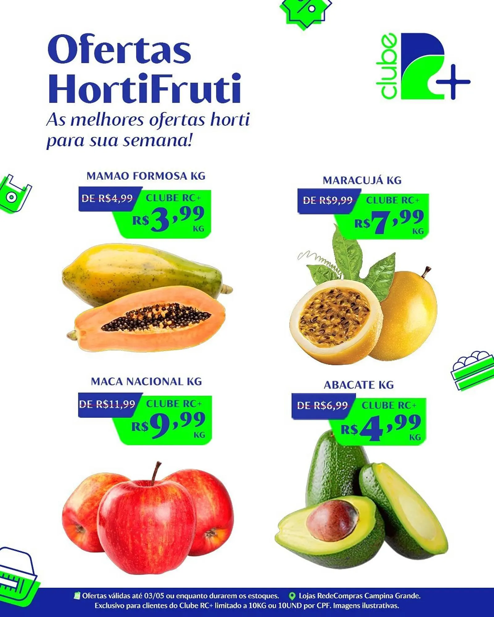 Encarte de Encarte Rede Compras 30 de abril até 3 de maio 2026 - Pagina 1