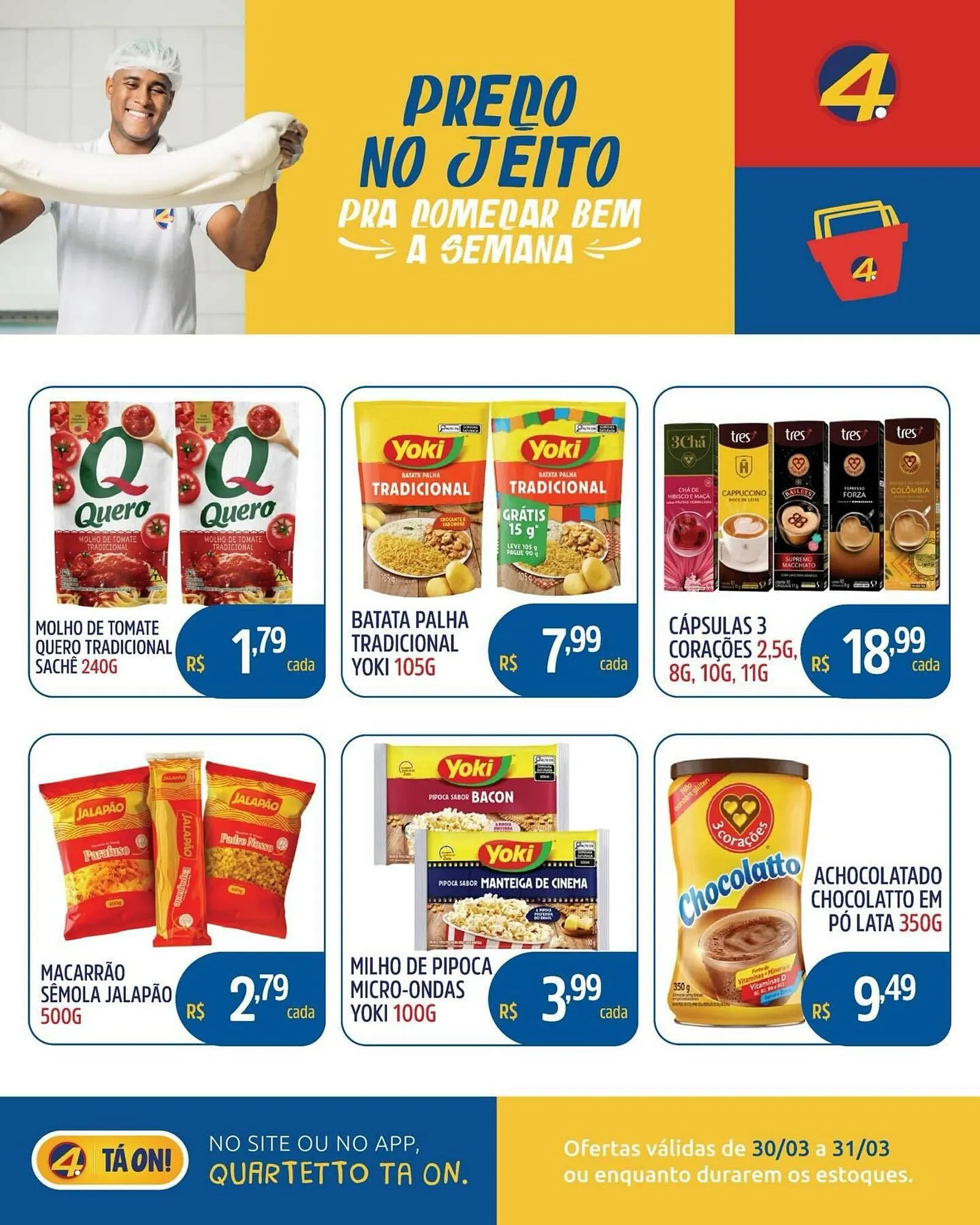 Encarte de Catálogo Quartetto Supermercados 30 de março até 31 de março 2026 - Pagina 2