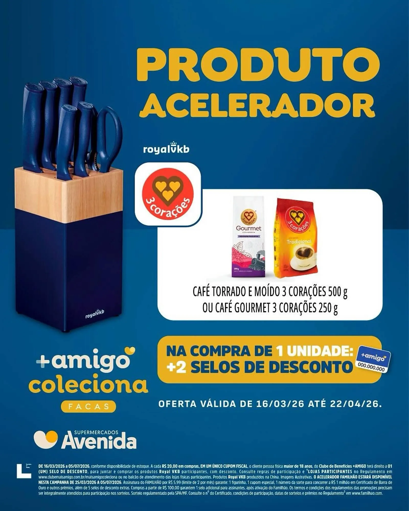 Encarte de Catálogo Supermercados Avenida 31 de março até 22 de abril 2026 - Pagina 1