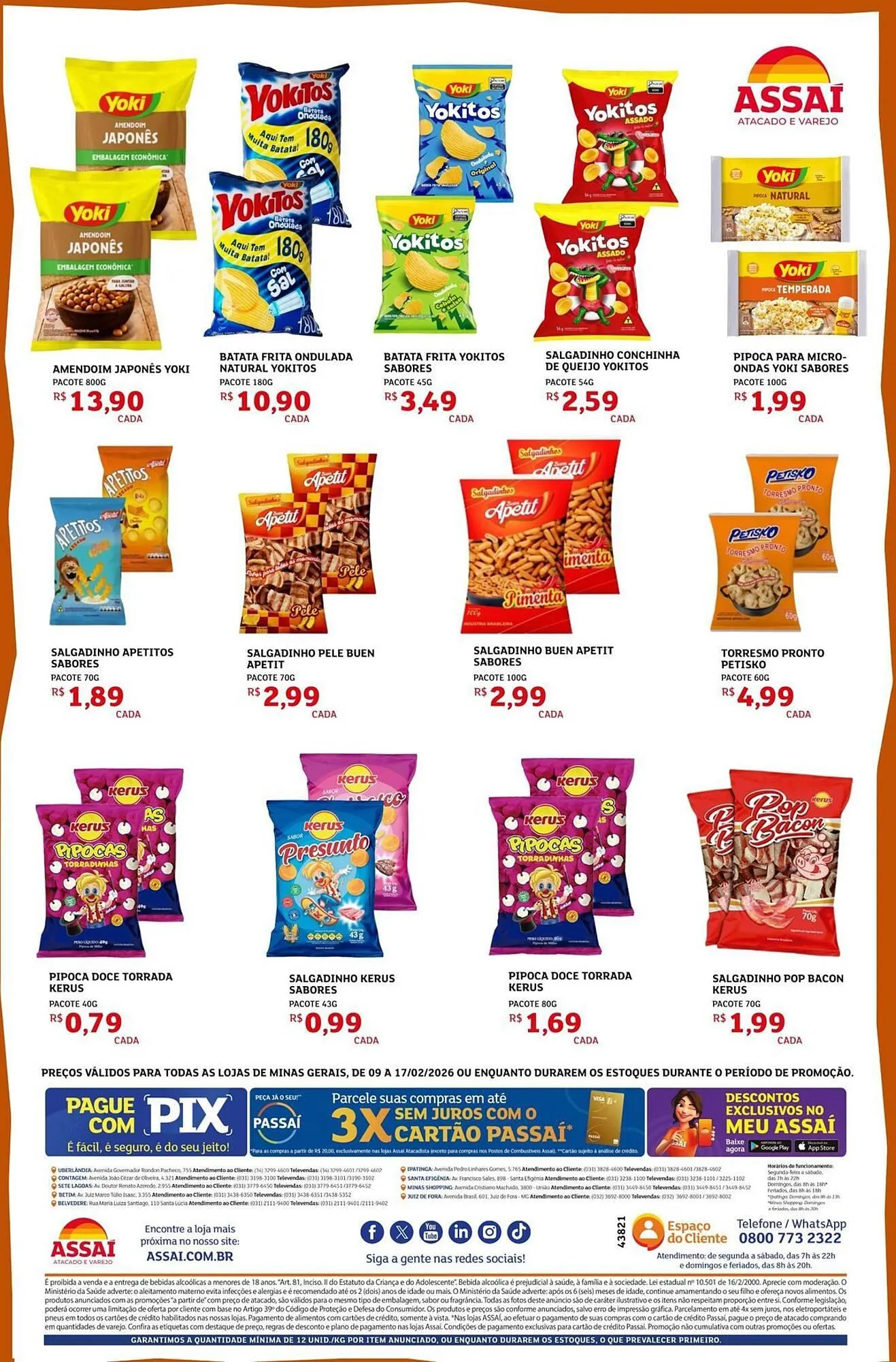 Encarte de Encarte Assaí Atacadista 9 de fevereiro até 17 de fevereiro 2026 - Pagina 2