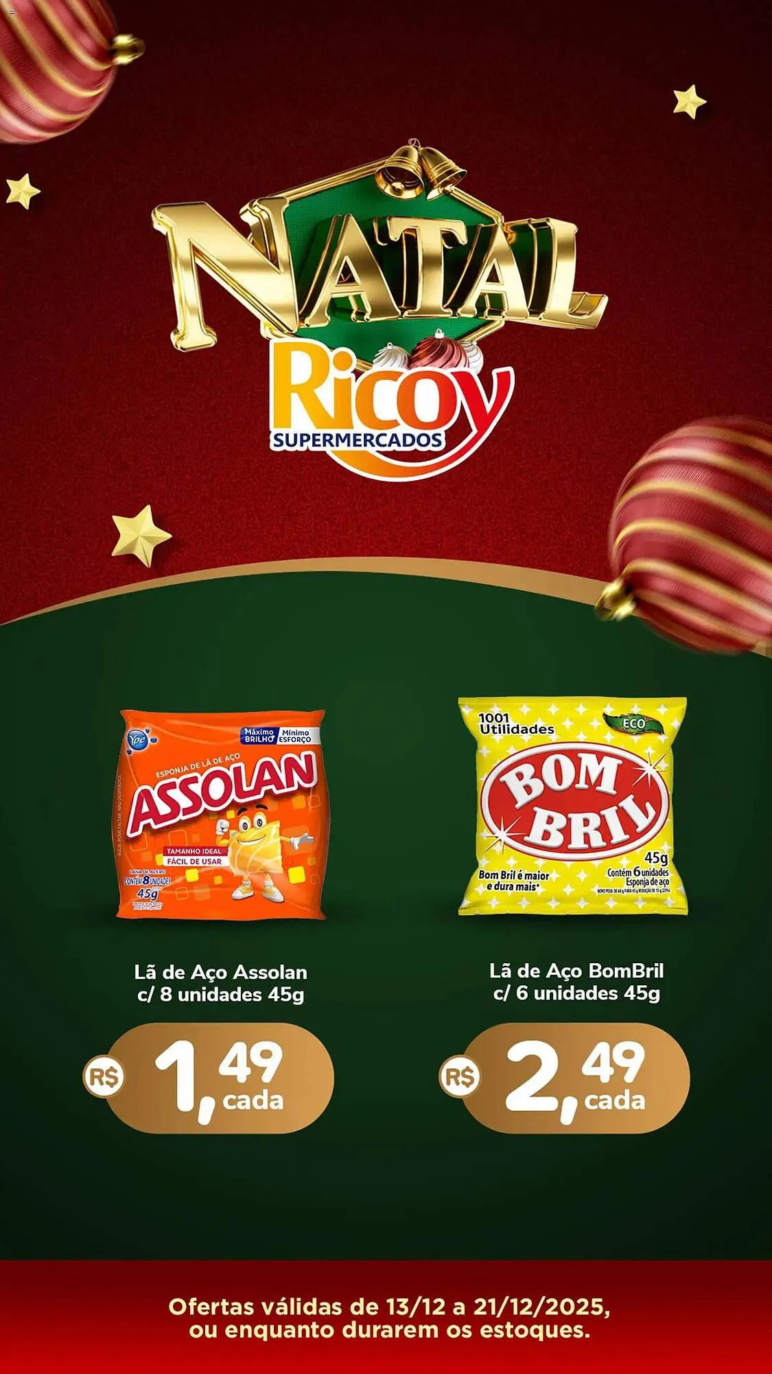 Encarte de Catálogo Ricoy Supermercados 13 de dezembro até 21 de dezembro 2025 - Pagina 2