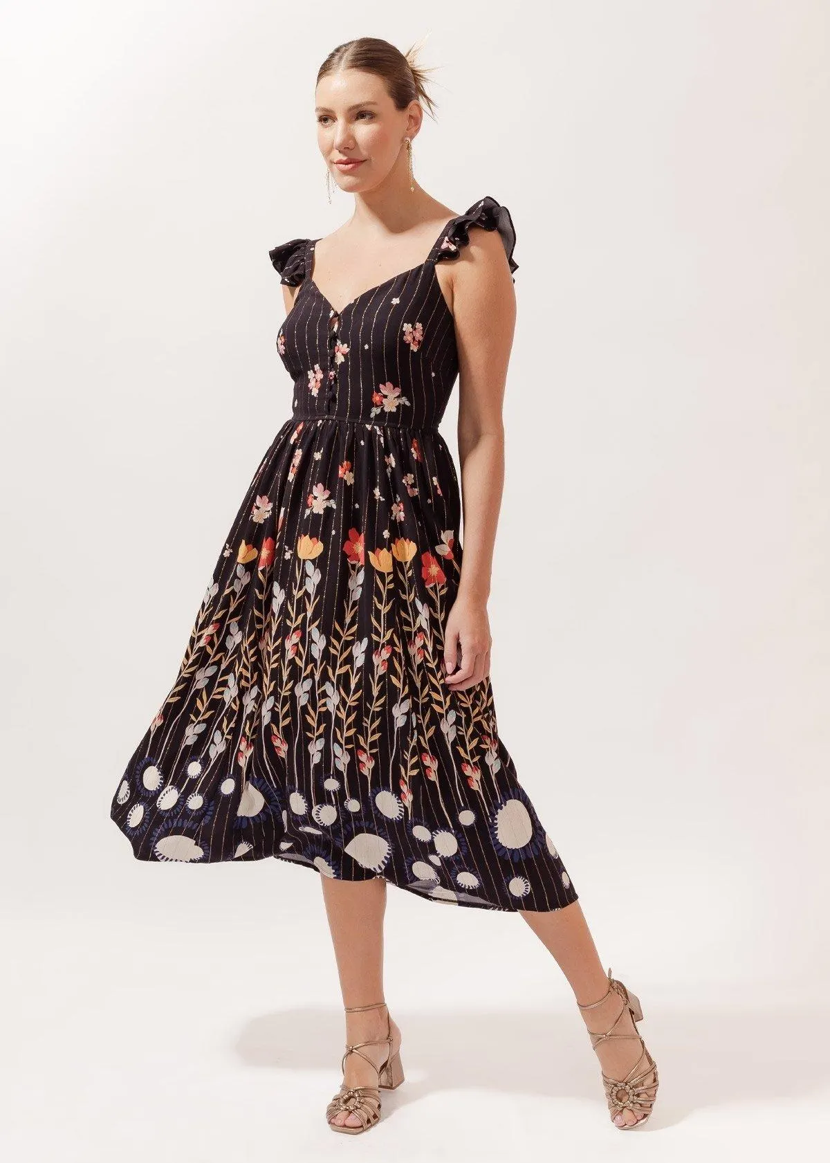 Vestido Midi Magnólia