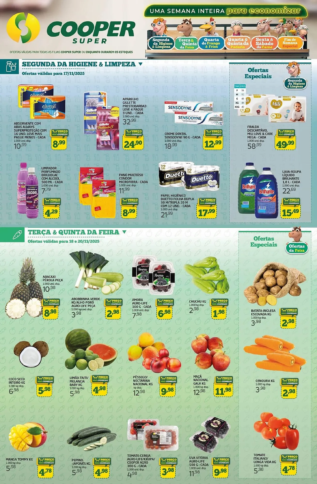 Encarte de Tabloide Cooper 17 de novembro até 20 de novembro 2025 - Pagina 1