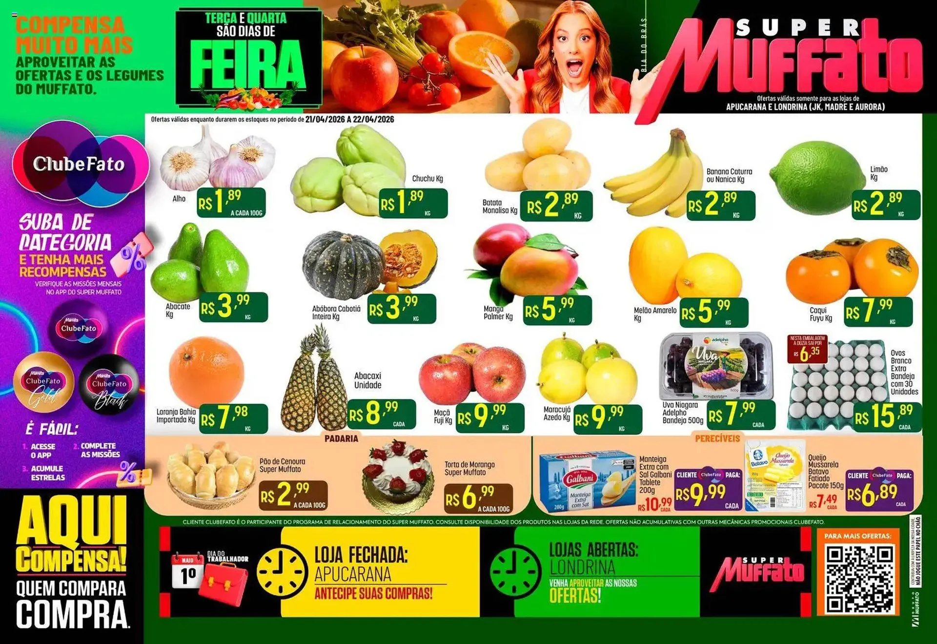 Encarte de Encarte Muffato 21 de abril até 23 de abril 2026 - Pagina 1