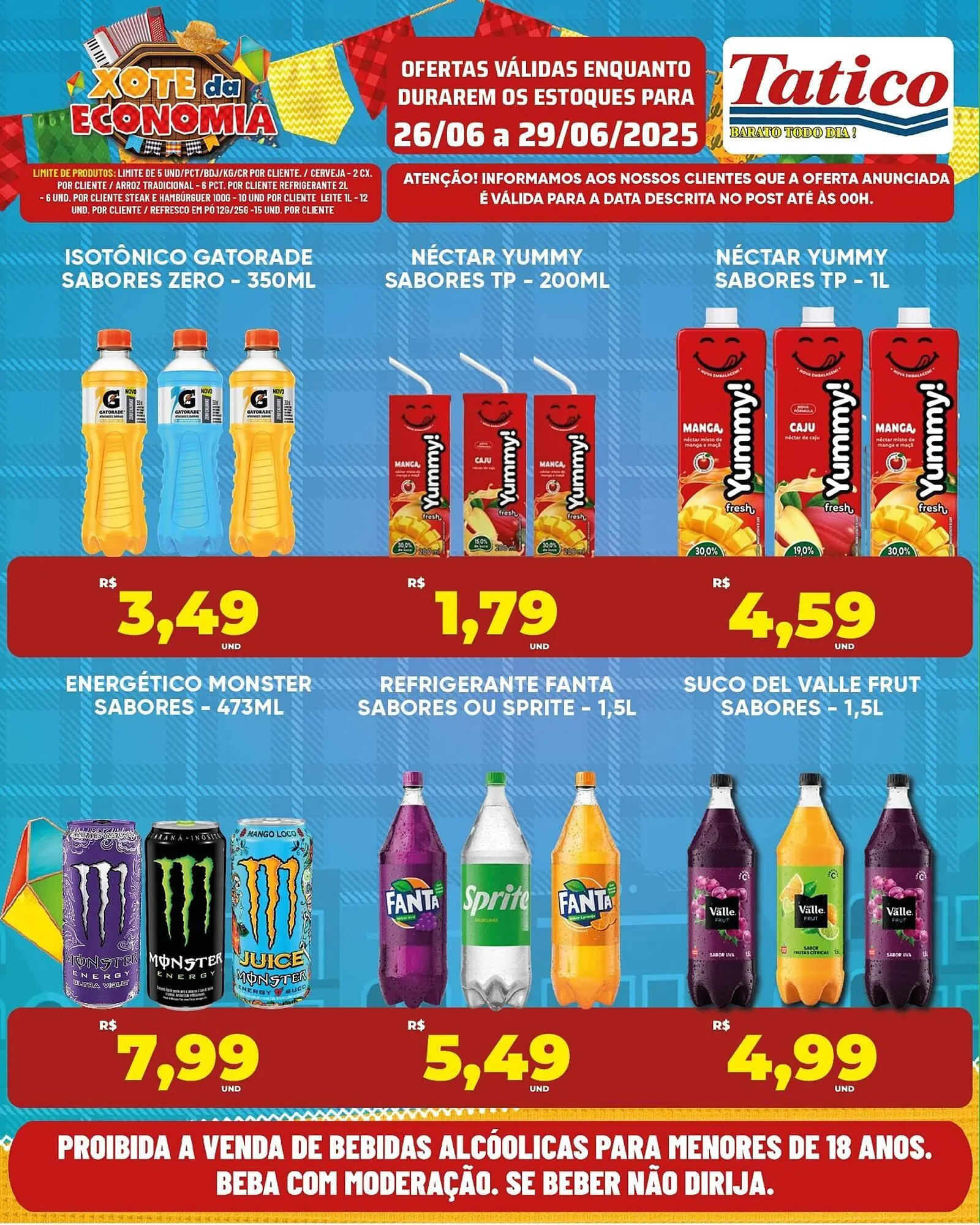 Encarte de Catálogo Tatico 26 de junho até 29 de junho 2025 - Pagina 3