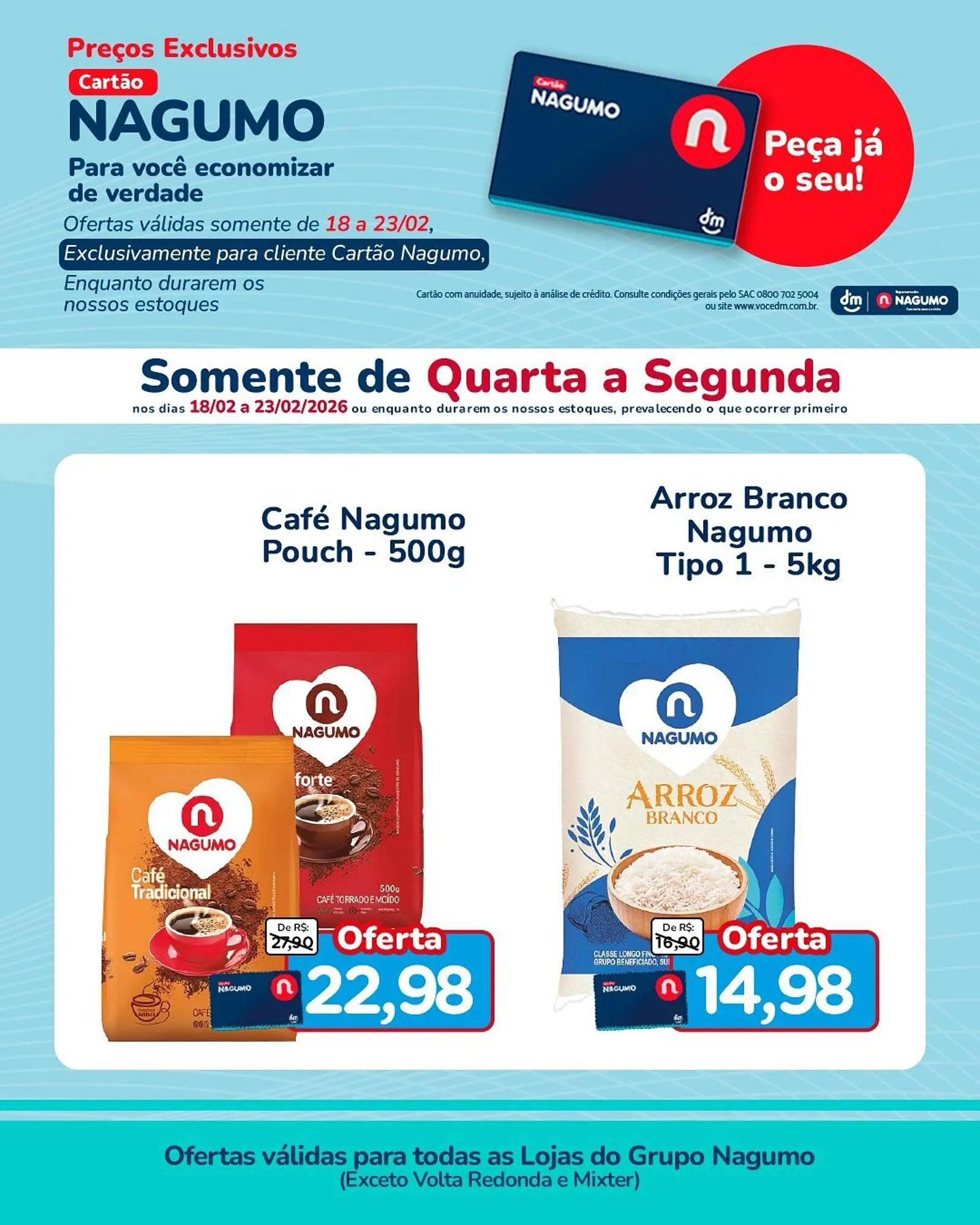 Encarte de Folheto Nagumo 21 de fevereiro até 23 de fevereiro 2026 - Pagina 1
