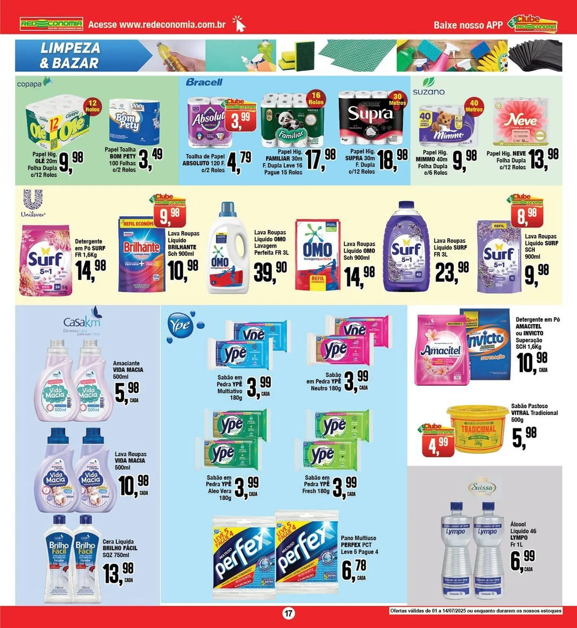 Encarte de Catálogo Rede Economia 4 de julho até 6 de julho 2025 - Pagina 17