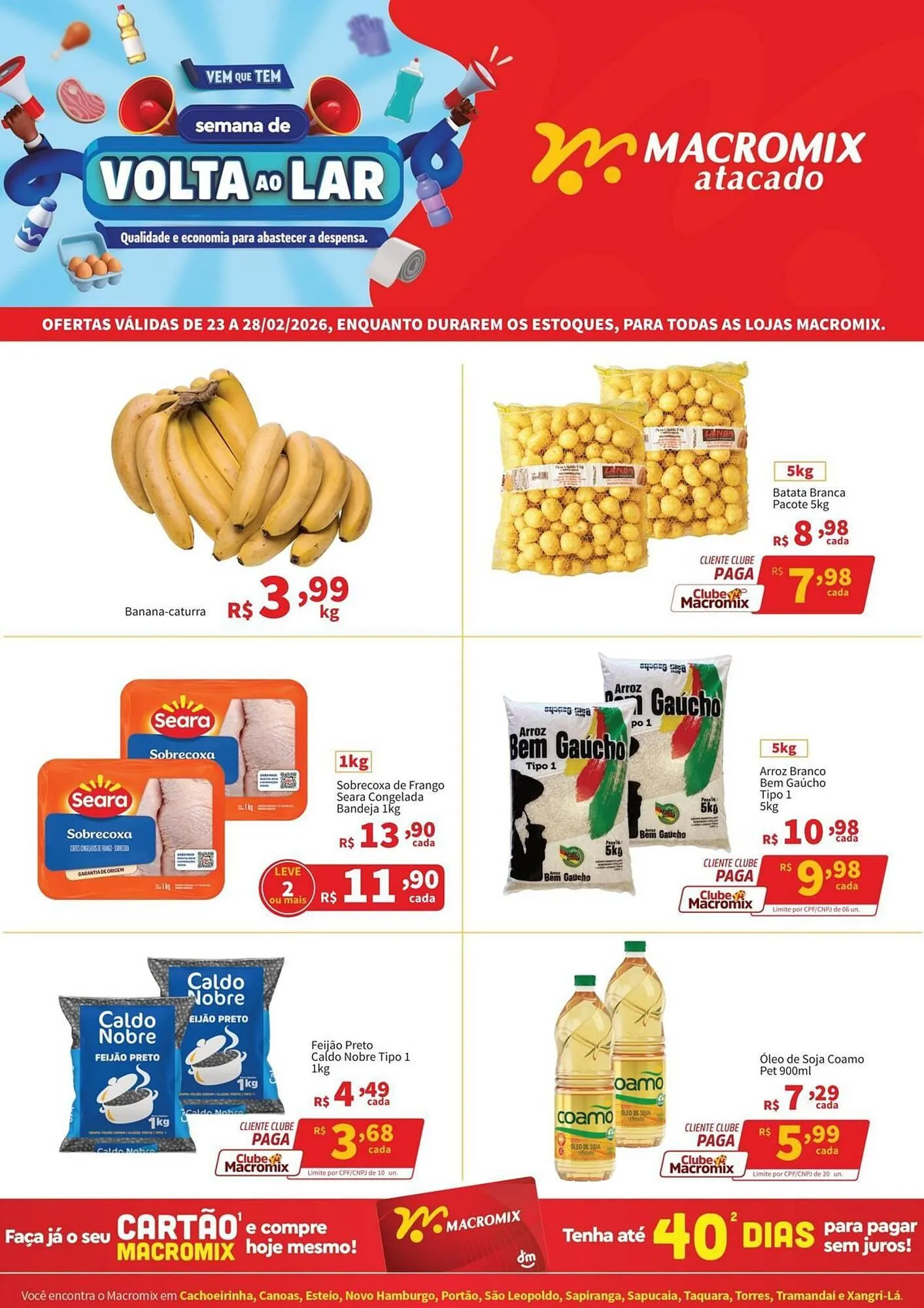 Encarte de Catálogo Macromix Atacado 23 de fevereiro até 28 de fevereiro 2026 - Pagina 1