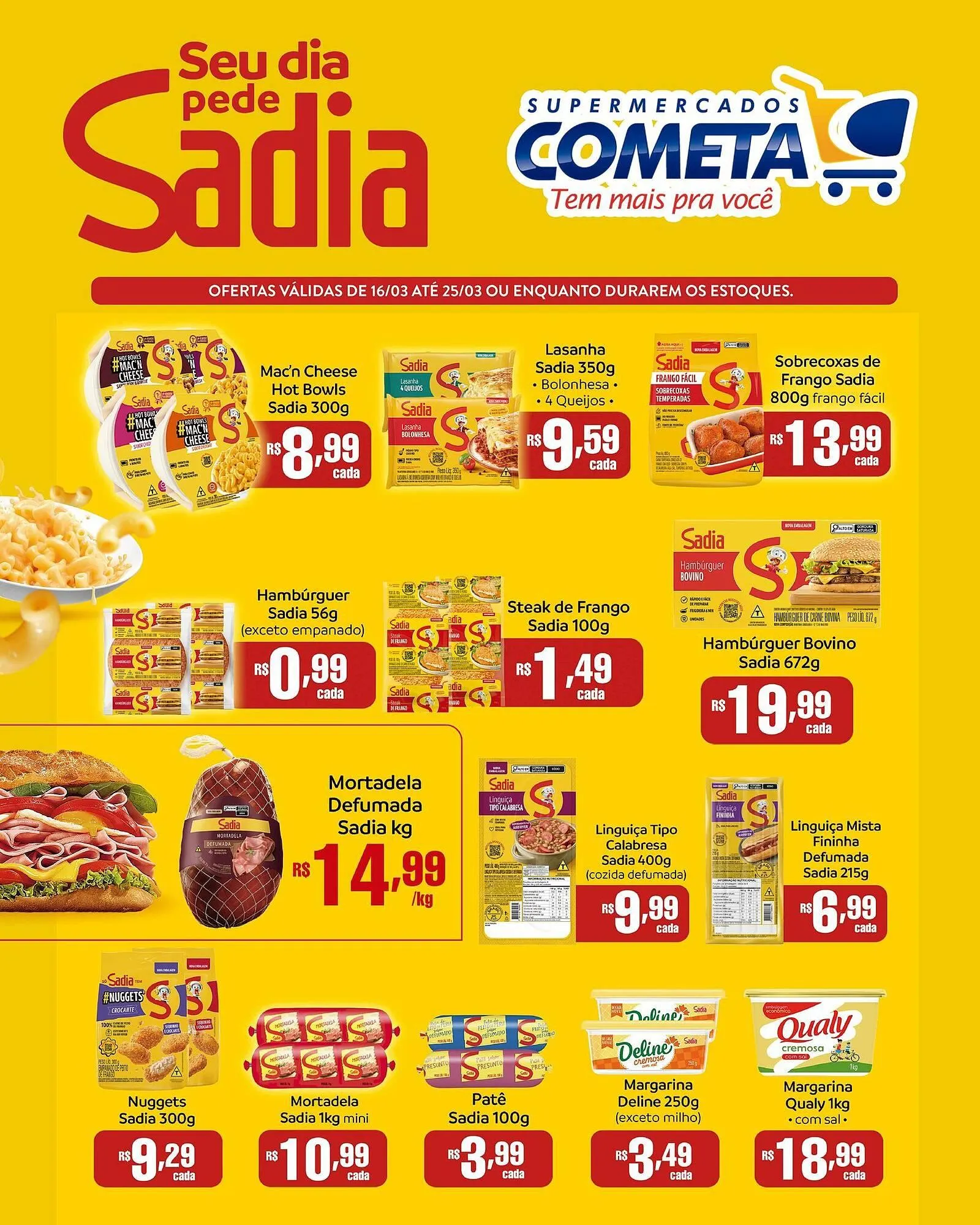 Encarte de Encarte Cometa Supermercados 17 de março até 25 de março 2026 - Pagina 1