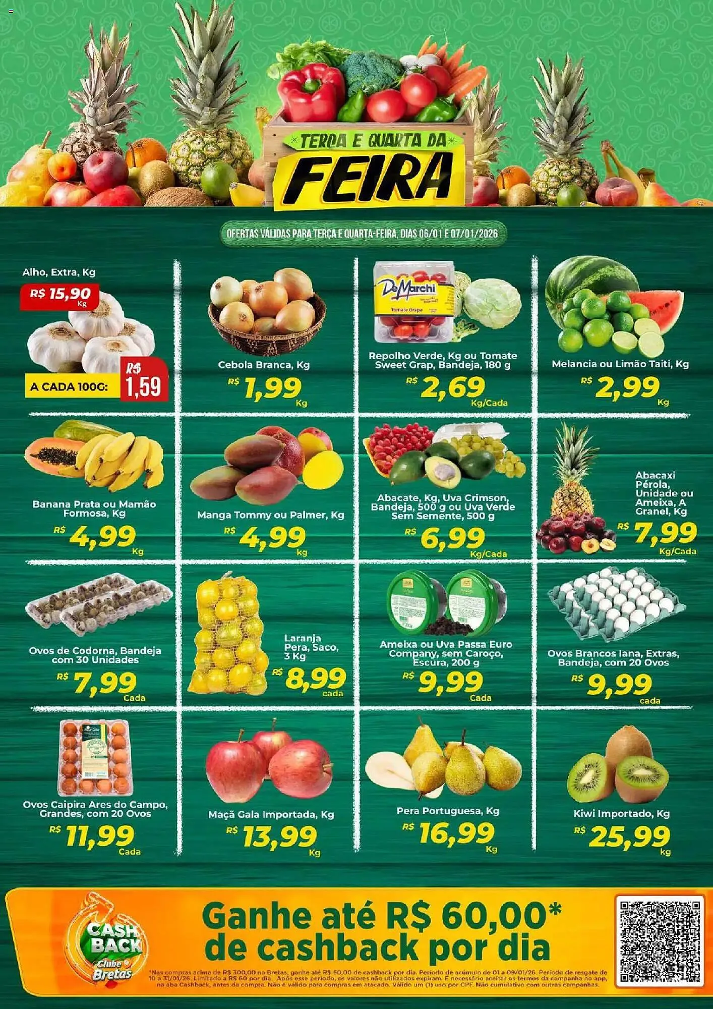 Encarte de Catálogo Supermercados Bretas 7 de janeiro até 8 de janeiro 2026 - Pagina 2