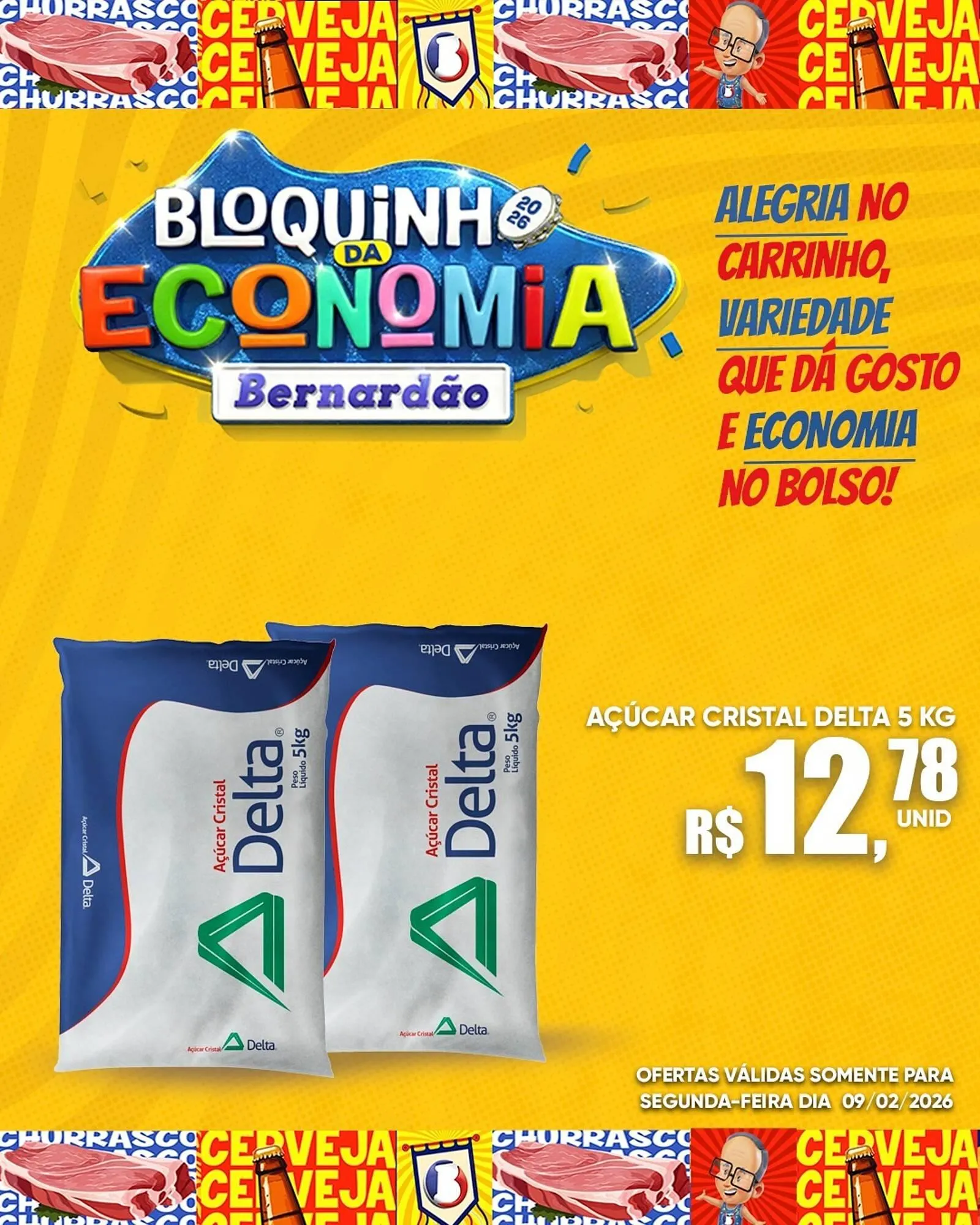 Encarte de Catálogo Supermercado Bernardão 9 de fevereiro até 9 de fevereiro 2026 - Pagina 3