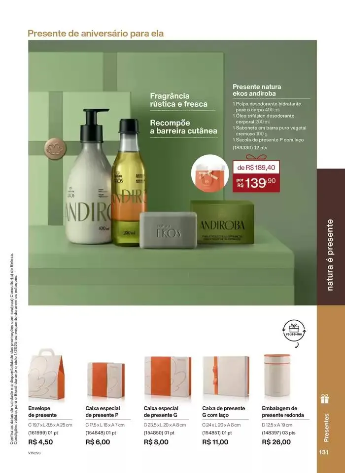 Encarte de Revista Natura Ciclo 1 31 de janeiro até 15 de fevereiro 2025 - Pagina 131
