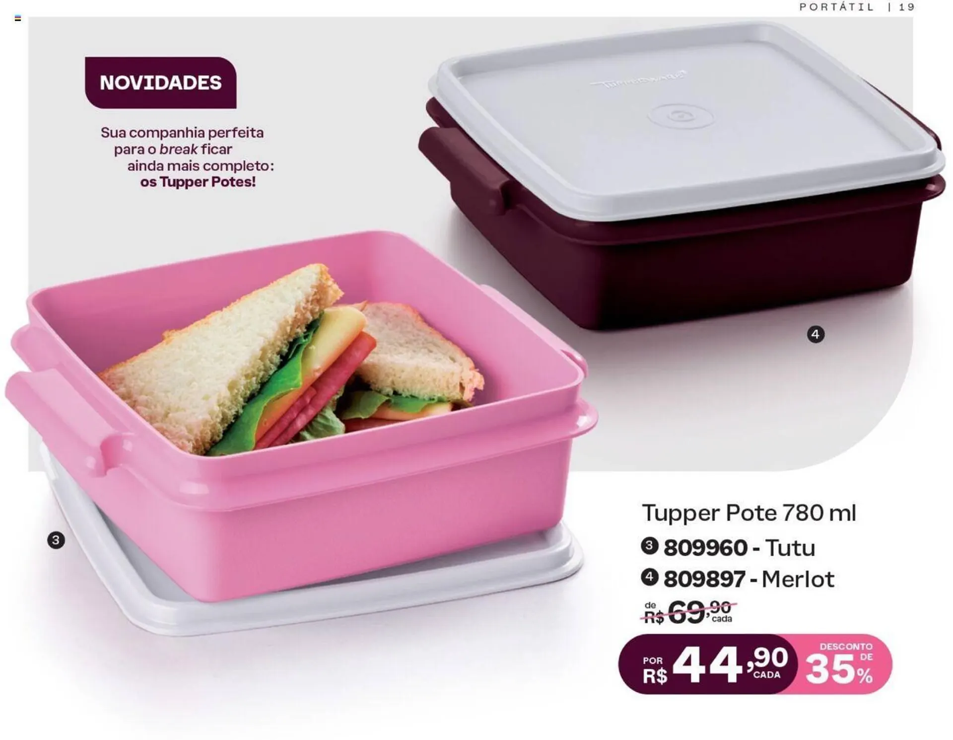 Encarte de Catálogo Tupperware 1 de outubro até 31 de outubro 2024 - Pagina 18