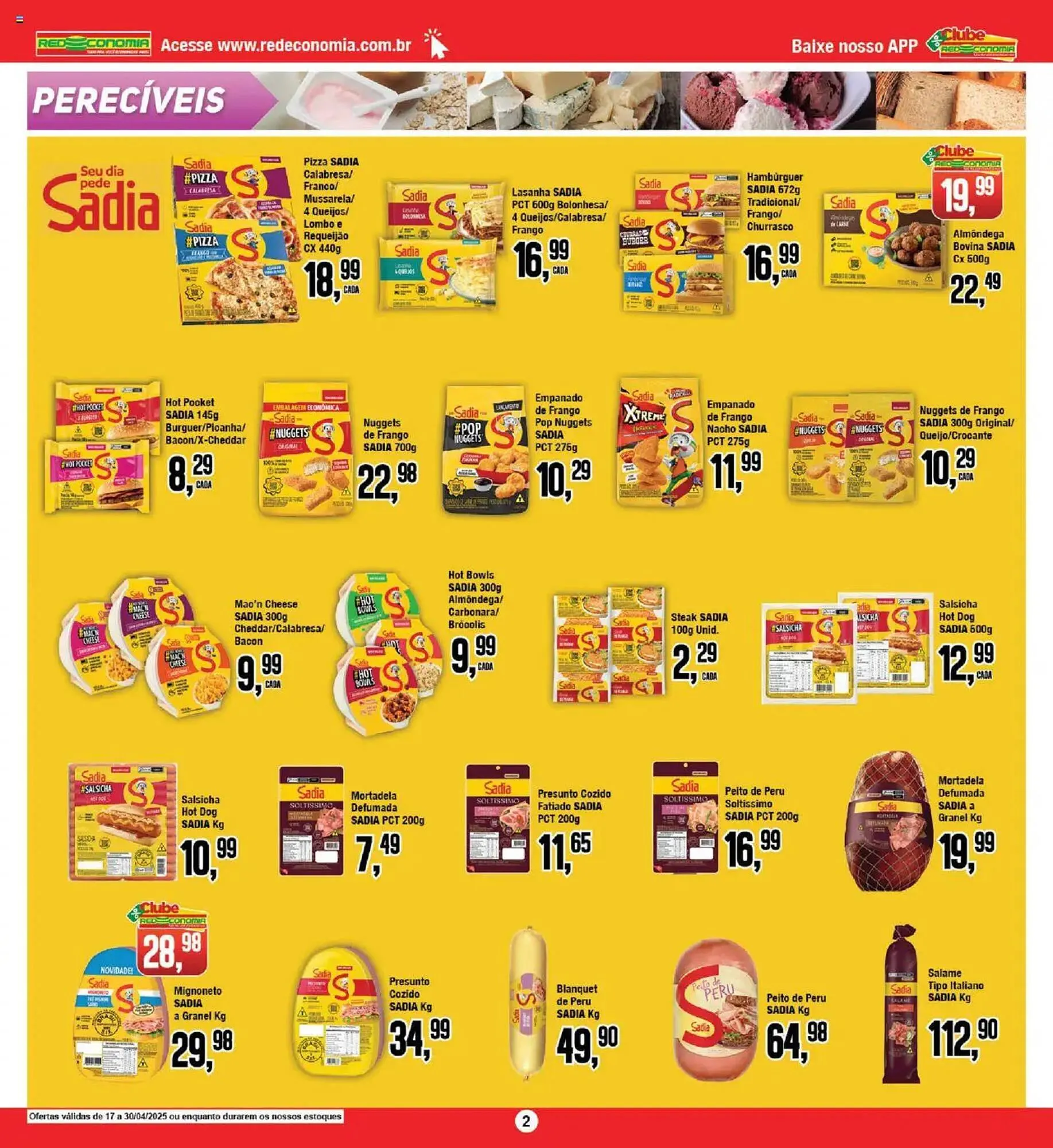 Encarte de Catálogo Redeconomia 17 de abril até 30 de abril 2025 - Pagina 1