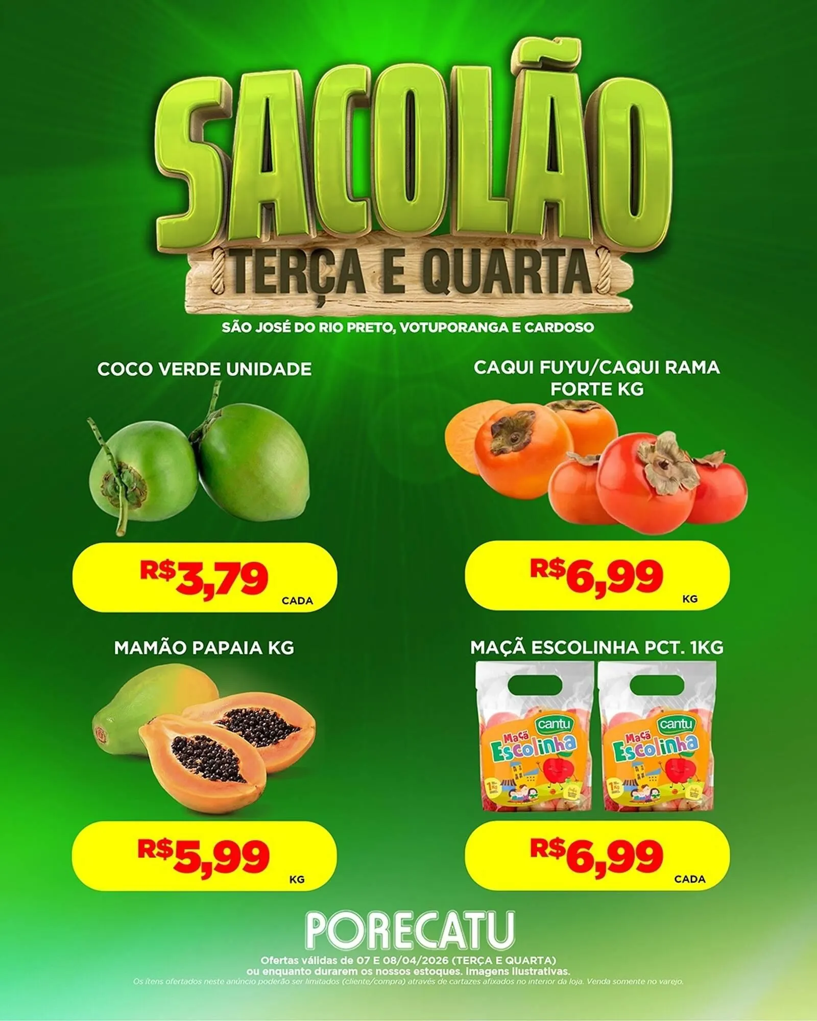 Encarte de Catálogo Supermercado Porecatu 7 de abril até 8 de abril 2026 - Pagina 5