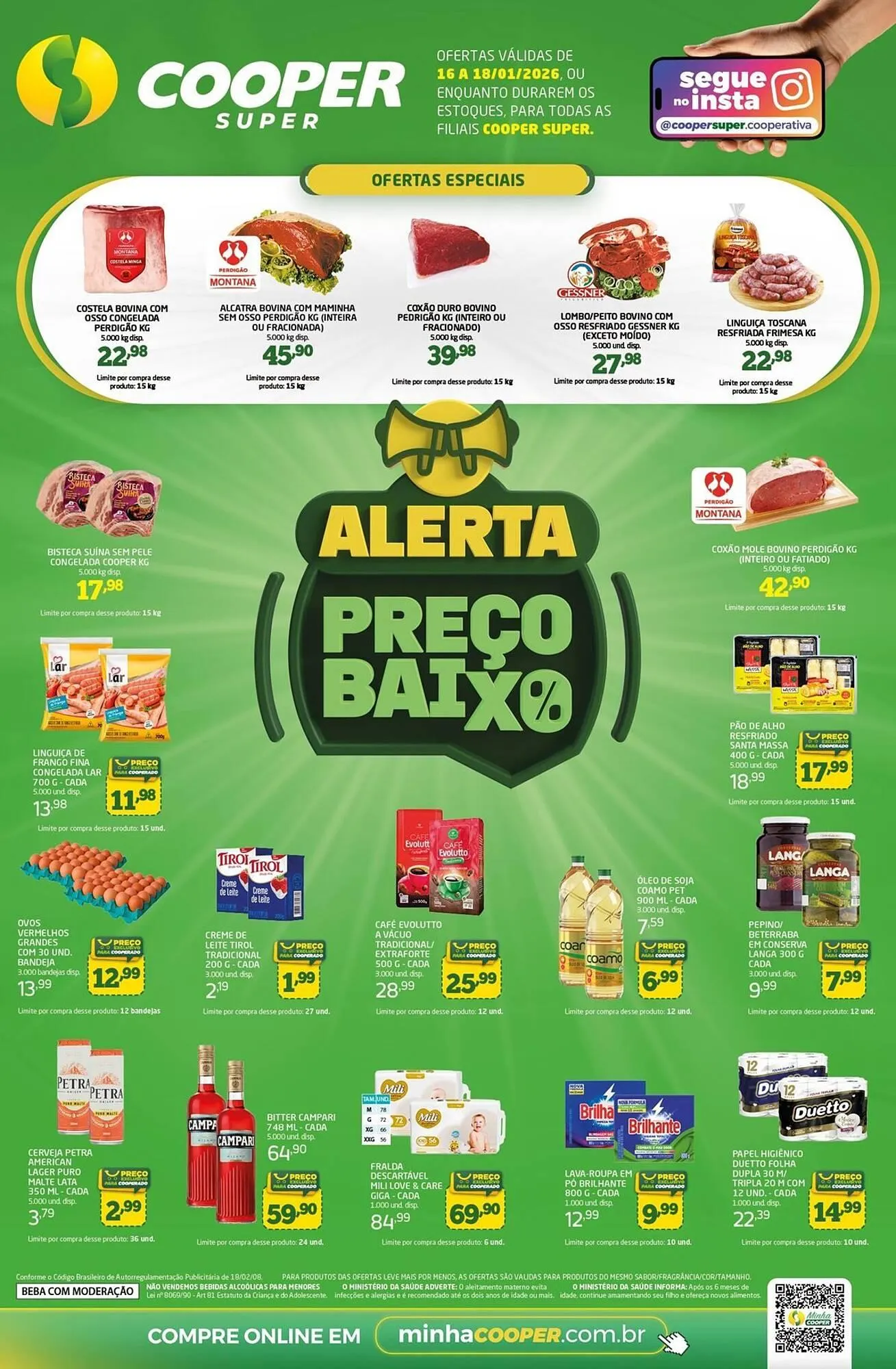 Encarte de Tabloide Cooper 16 de janeiro até 18 de janeiro 2026 - Pagina 1