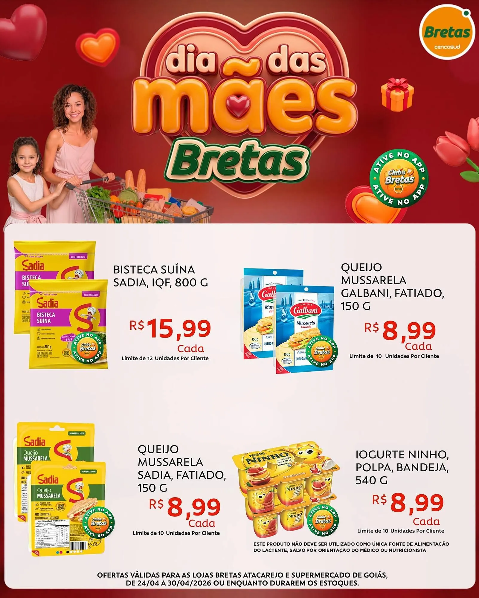 Encarte de Catálogo Supermercados Bretas 24 de abril até 30 de abril 2026 - Pagina 2