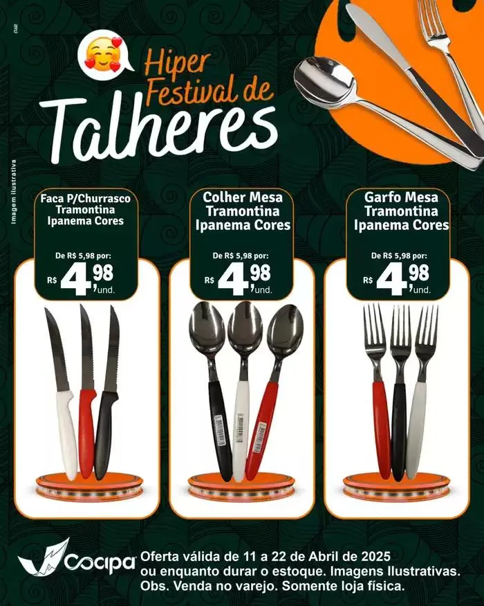 Encarte de Novas ofertas para descobrir 11 de abril até 22 de abril 2025 - Pagina 1