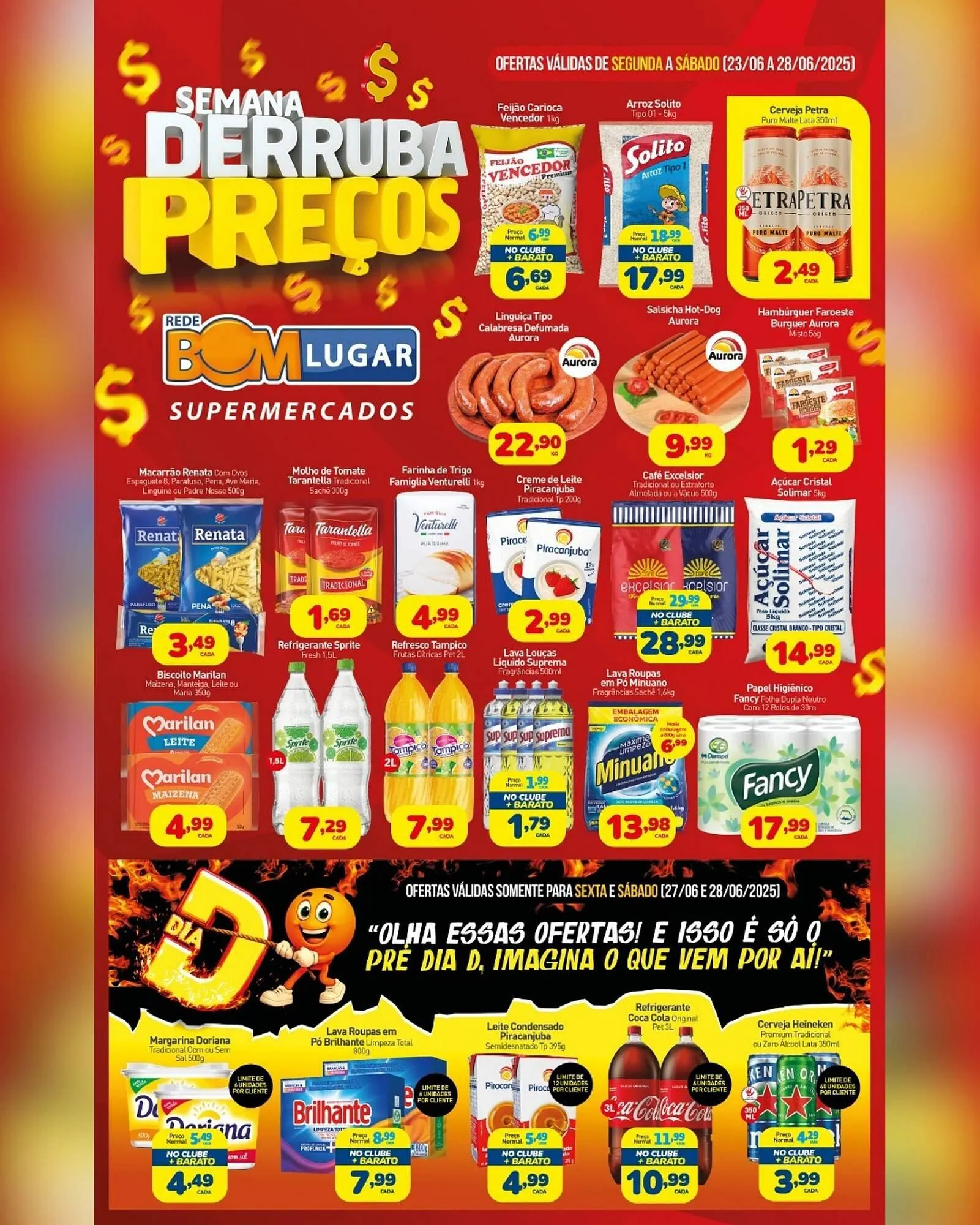 Encarte de Catálogo Rede Bom Lugar 23 de junho até 28 de junho 2025 - Pagina 1