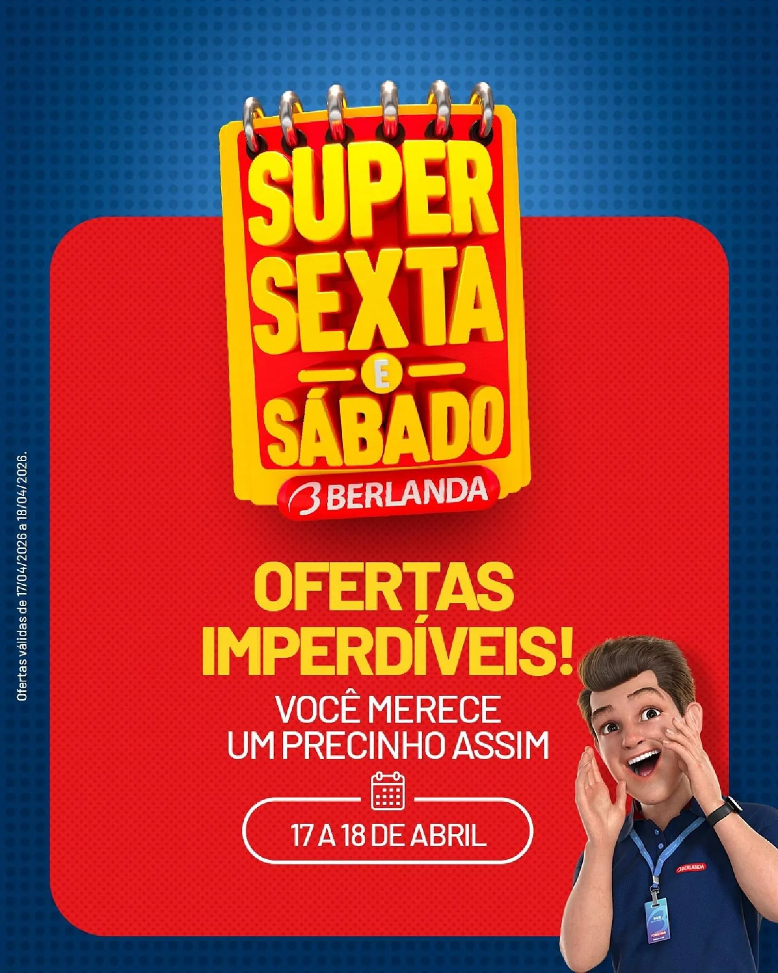 Encarte de Catálogo Berlanda 17 de abril até 18 de abril 2026 - Pagina 1