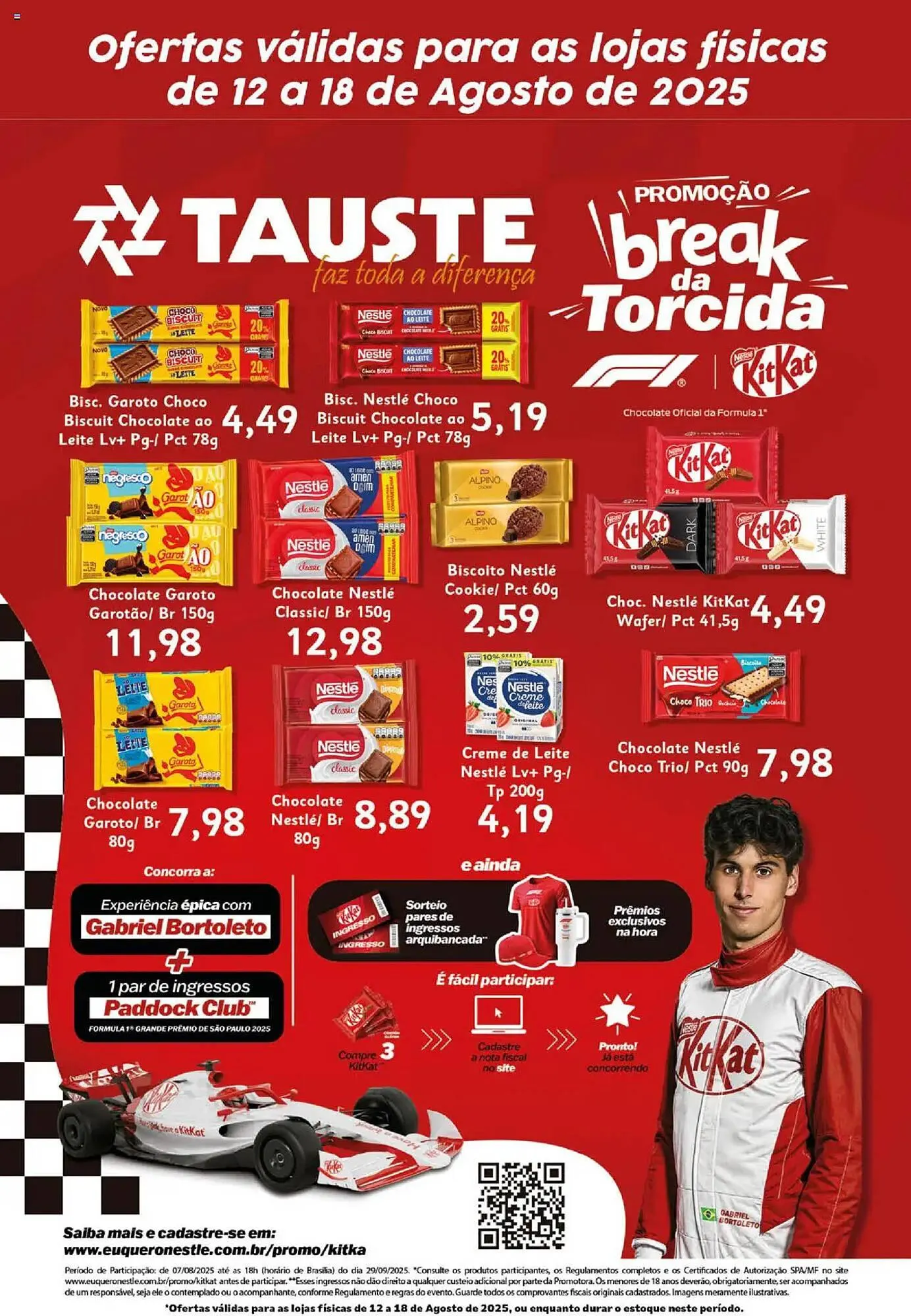 Encarte de Catálogo Supermercados Tauste 12 de agosto até 18 de agosto 2025 - Pagina 1
