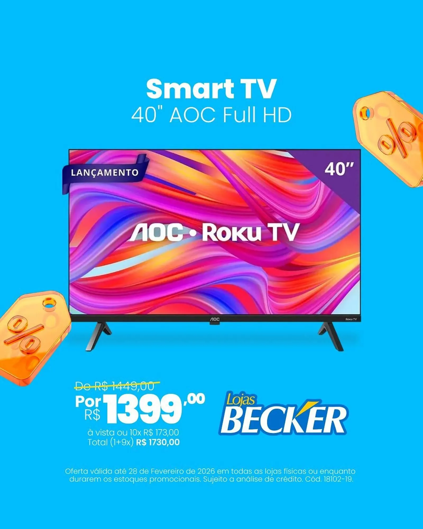 Encarte de Folheto Lojas Becker 25 de fevereiro até 28 de fevereiro 2026 - Pagina 1