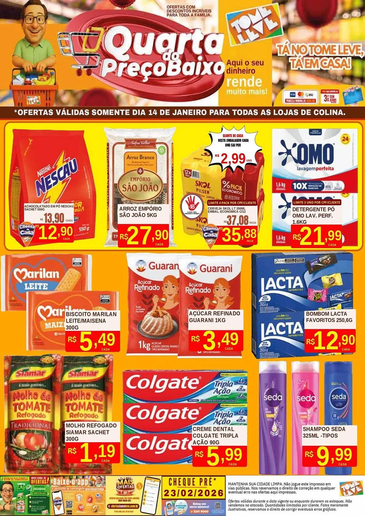 Encarte de Catálogo Tome Leve 23 de fevereiro até 23 de fevereiro 2026 - Pagina 3