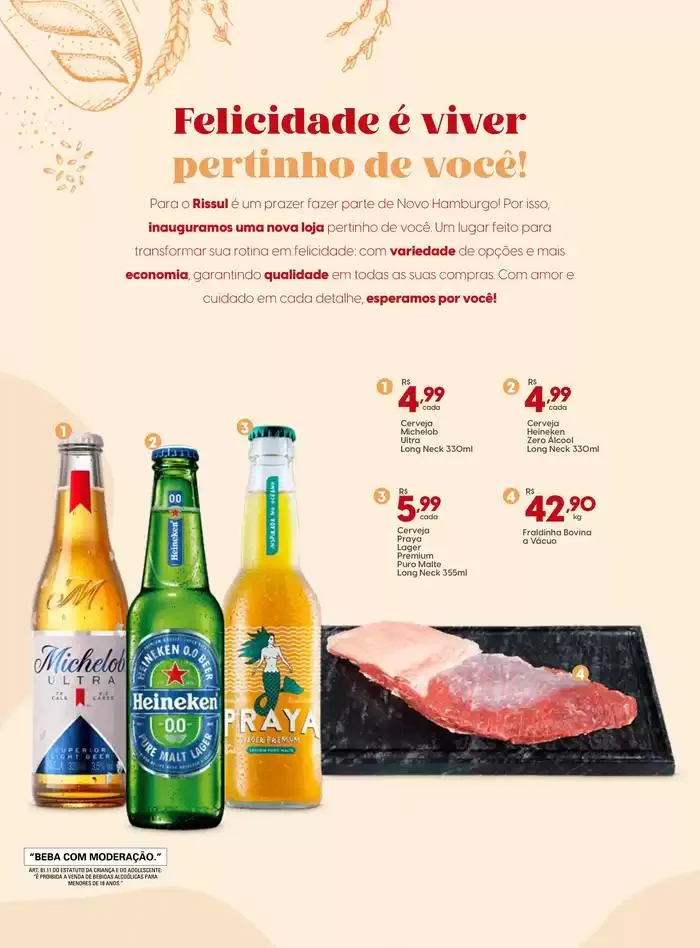 Encarte de Conheça o Novo Rissul Novo Hamburgo 6 de março até 15 de março 2025 - Pagina 2