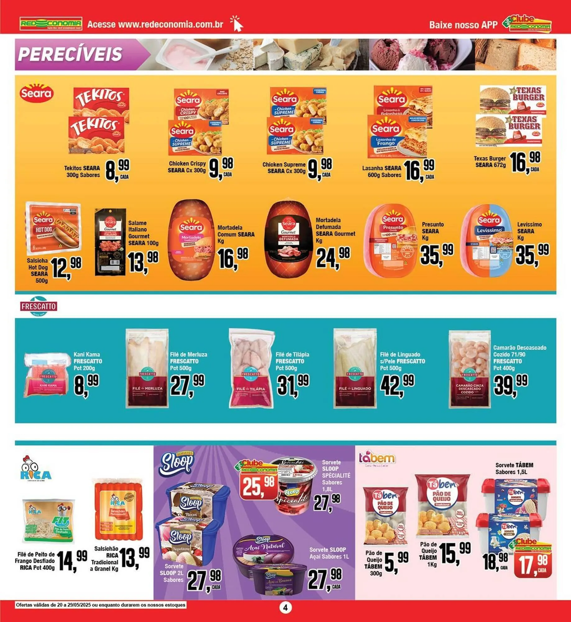 Encarte de Catálogo Rede Economia 23 de maio até 25 de maio 2025 - Pagina 4