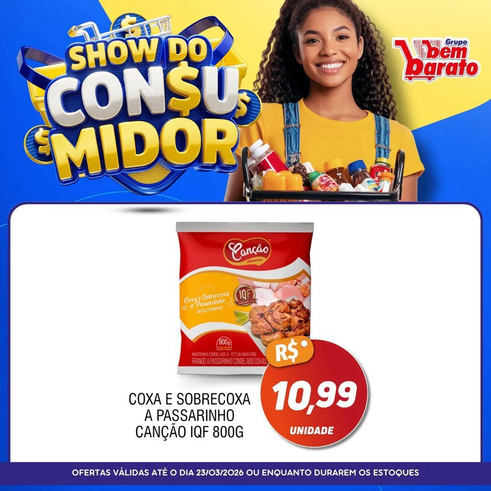 Encarte de Catálogo Supermercado Bem Barato 19 de março até 23 de março 2026 - Pagina 3