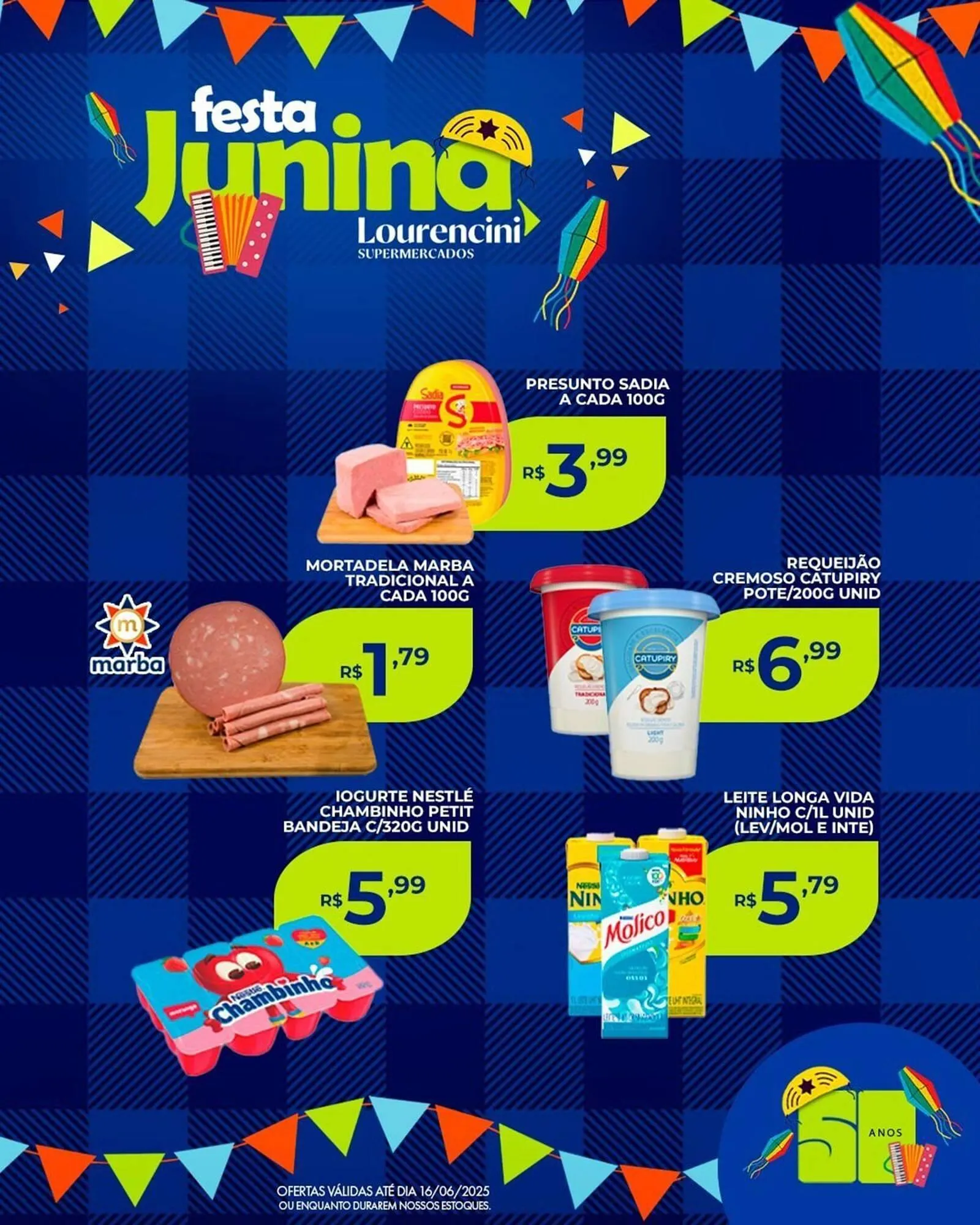 Encarte de Catálogo Lourencini Supermercados 13 de junho até 23 de junho 2025 - Pagina 5