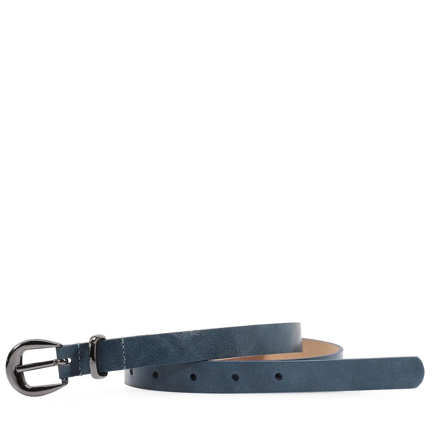 Cinto Couro Azul