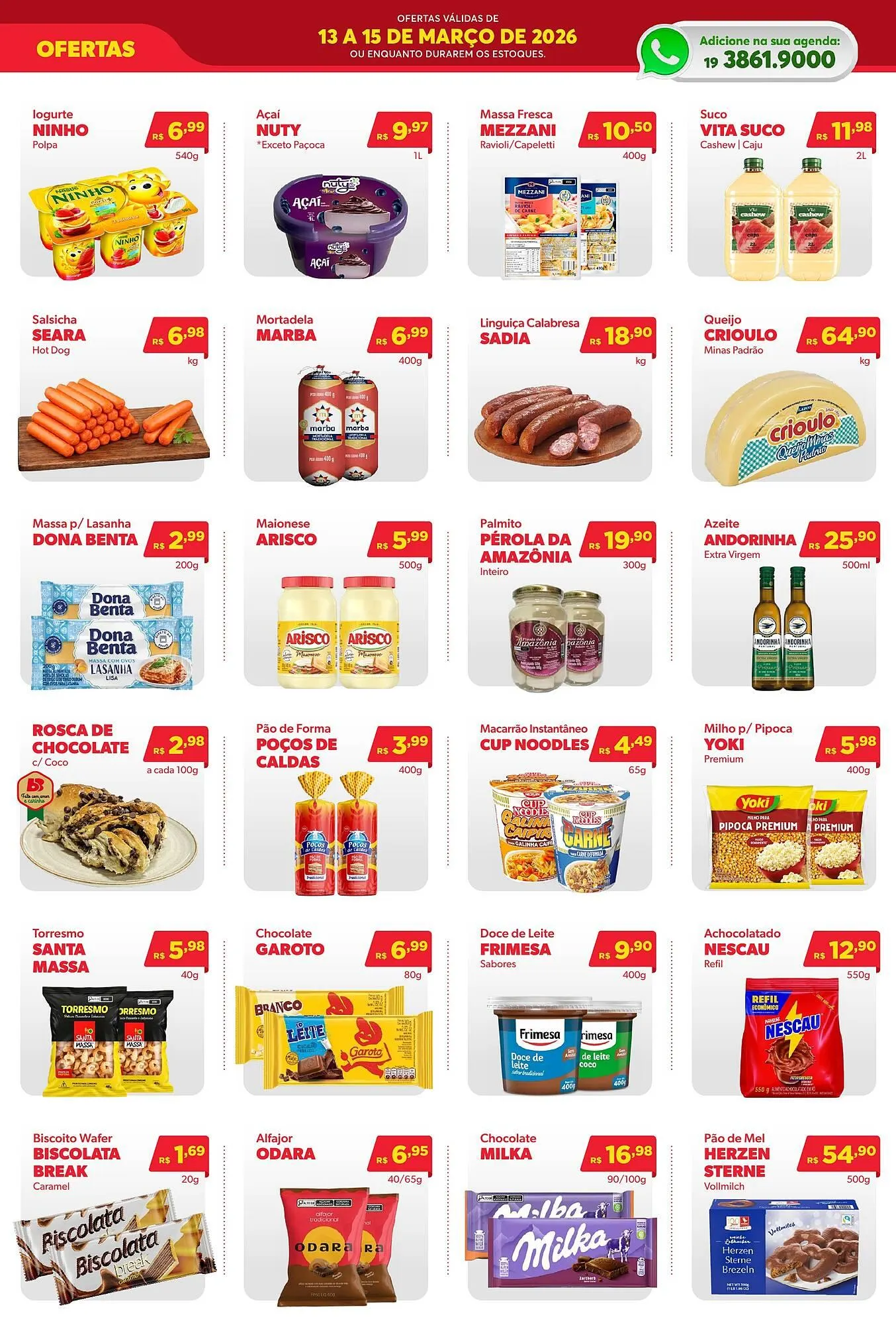 Encarte de Catálogo Big Bom Supermercados 13 de março até 15 de março 2026 - Pagina 3