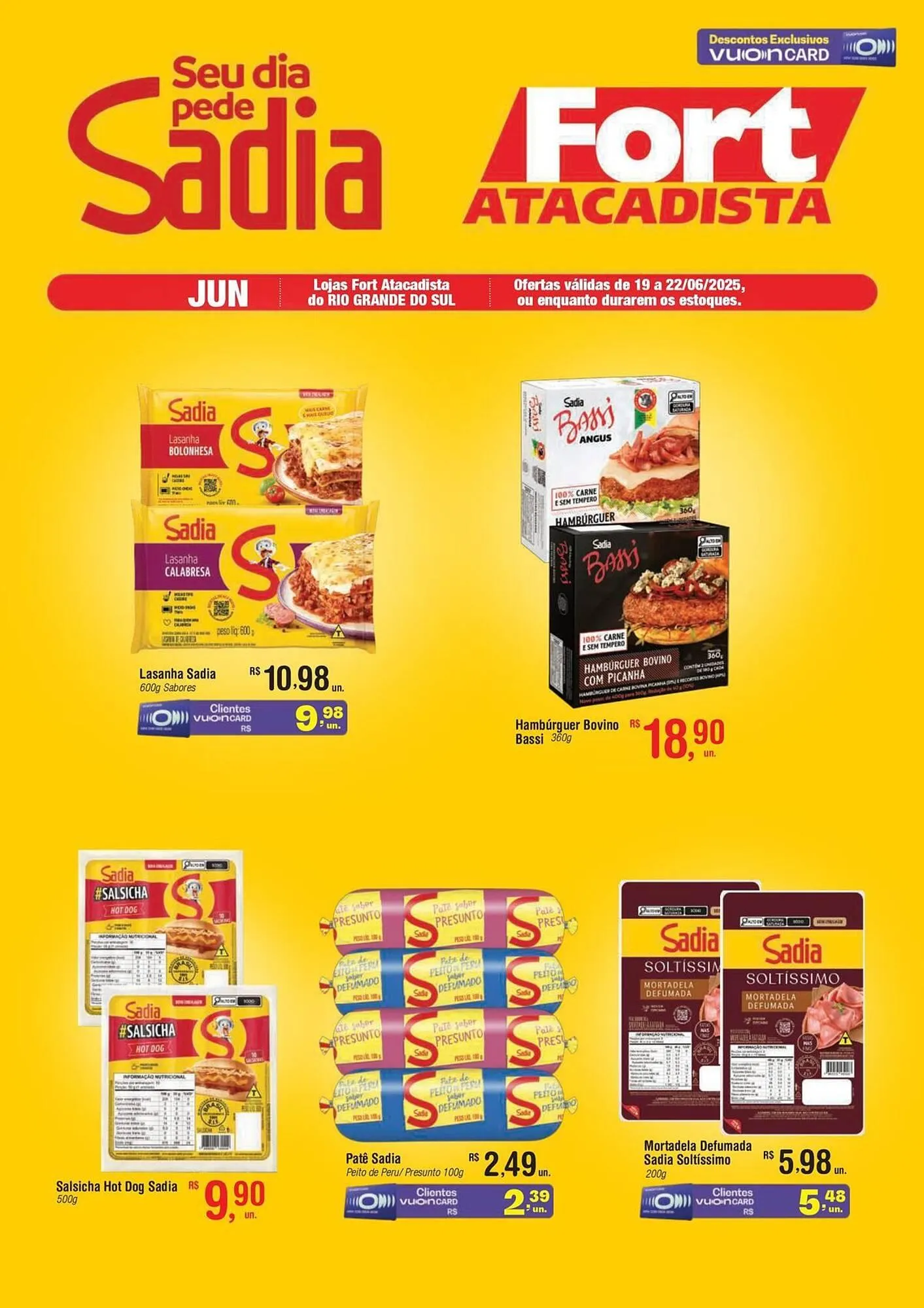 Encarte de Catálogo Fort Atacadista 19 de junho até 22 de junho 2025 - Pagina 1