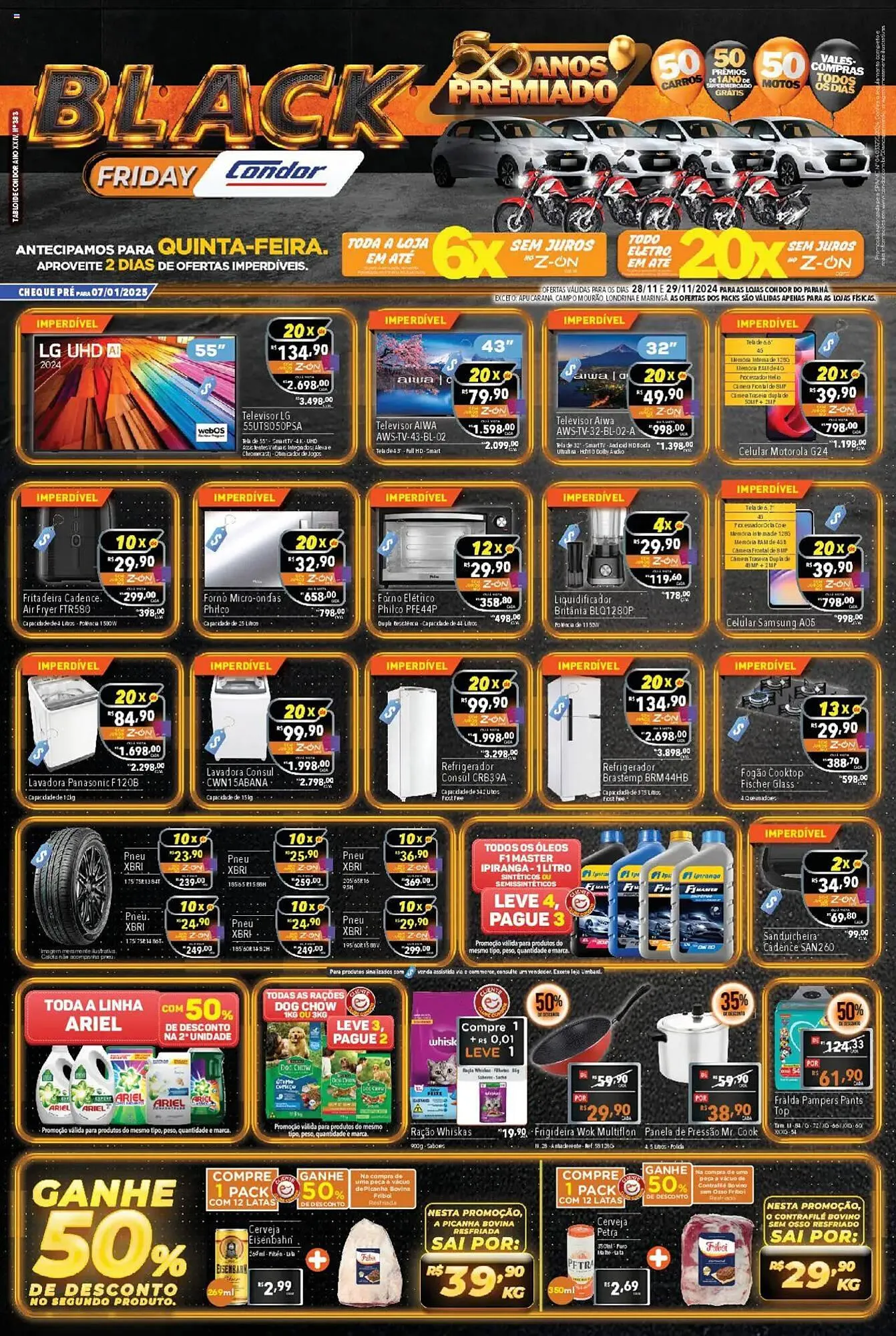 Encarte de Catálogo Supermercados Condor 28 de novembro até 29 de novembro 2024 - Pagina 1