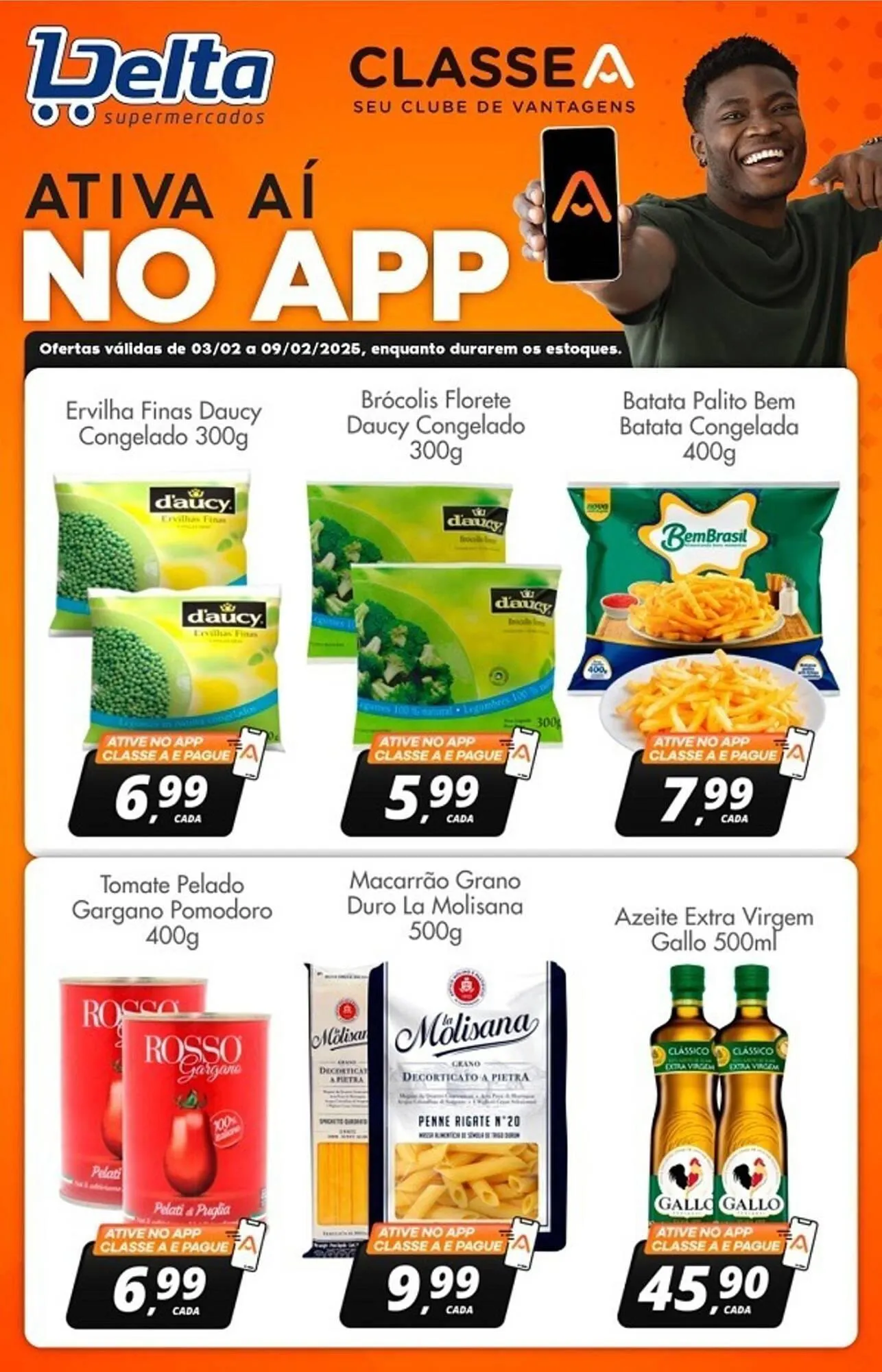 Encarte de Catálogo Delta Supermercados 3 de fevereiro até 9 de fevereiro 2025 - Pagina 1