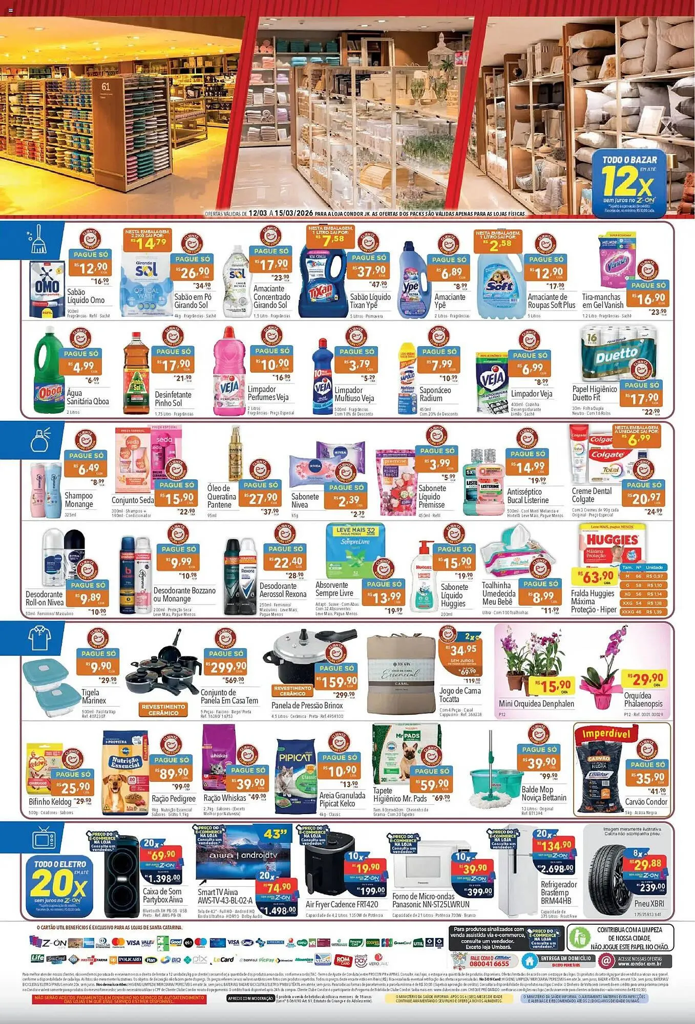 Encarte de Catálogo Supermercados Condor 12 de março até 15 de março 2026 - Pagina 4